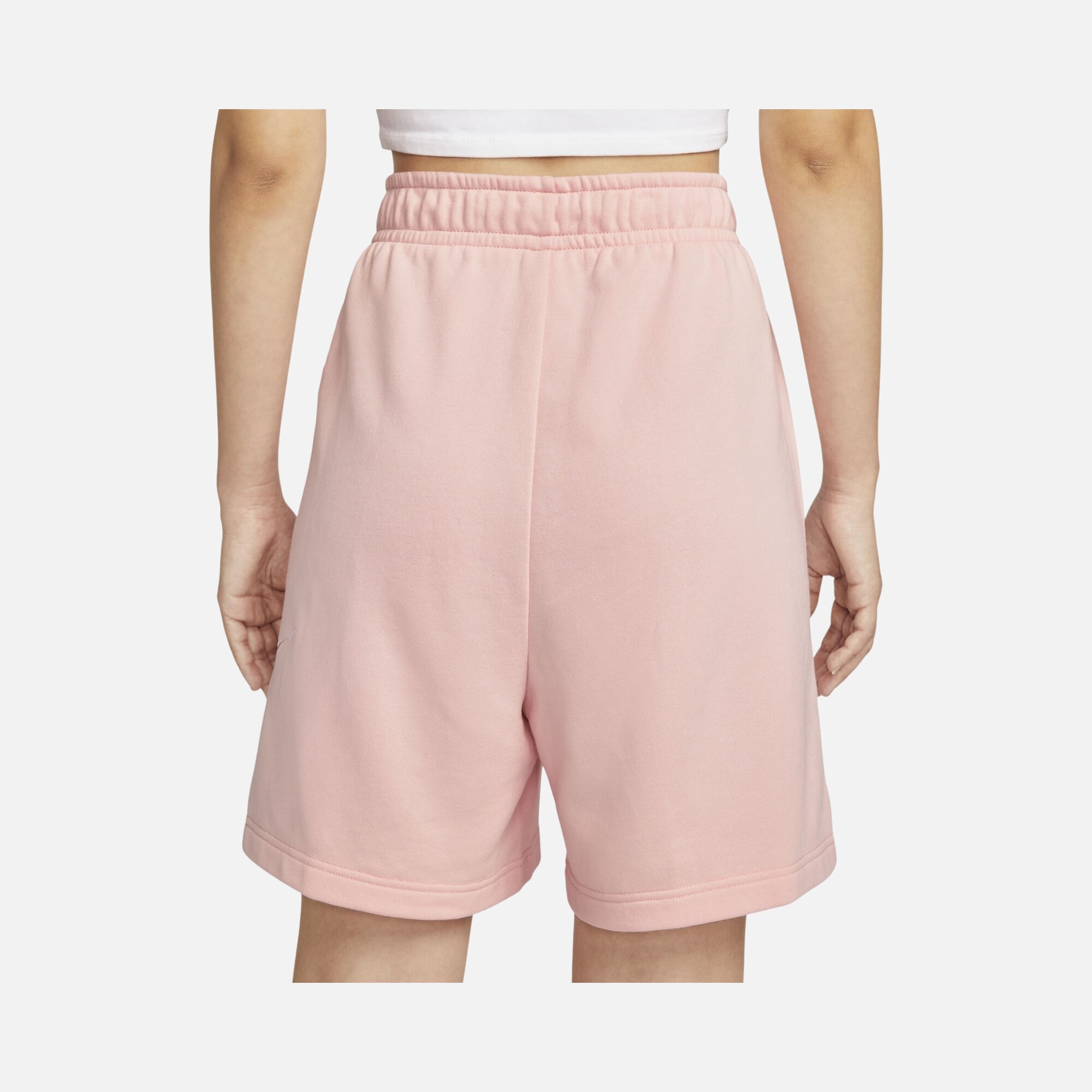 Nike Sportswear Swoosh Fleece High-Waisted Kadın Şort