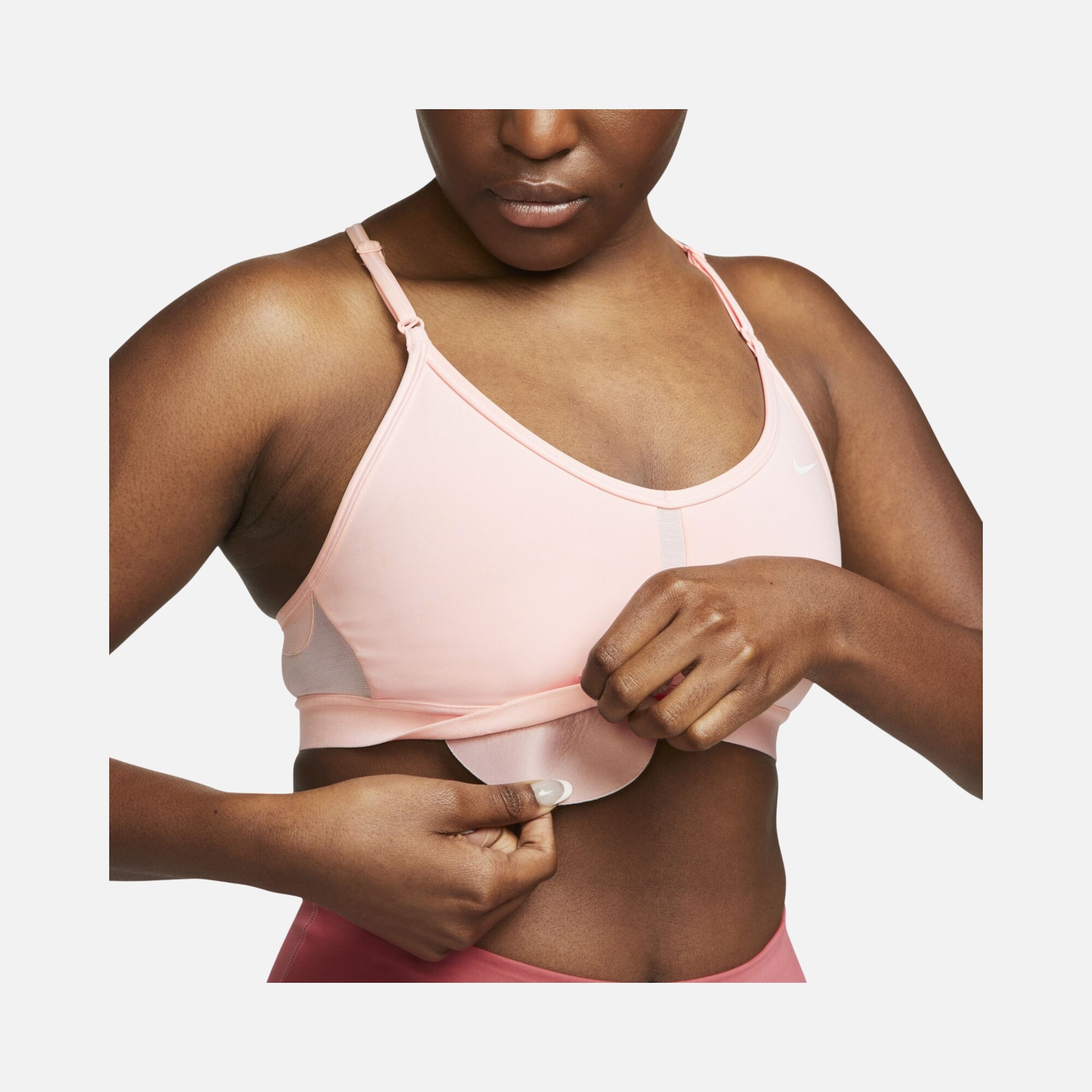 Nike Dri-Fit Indy V Neck Light-Support Sports Training Kadın Bra