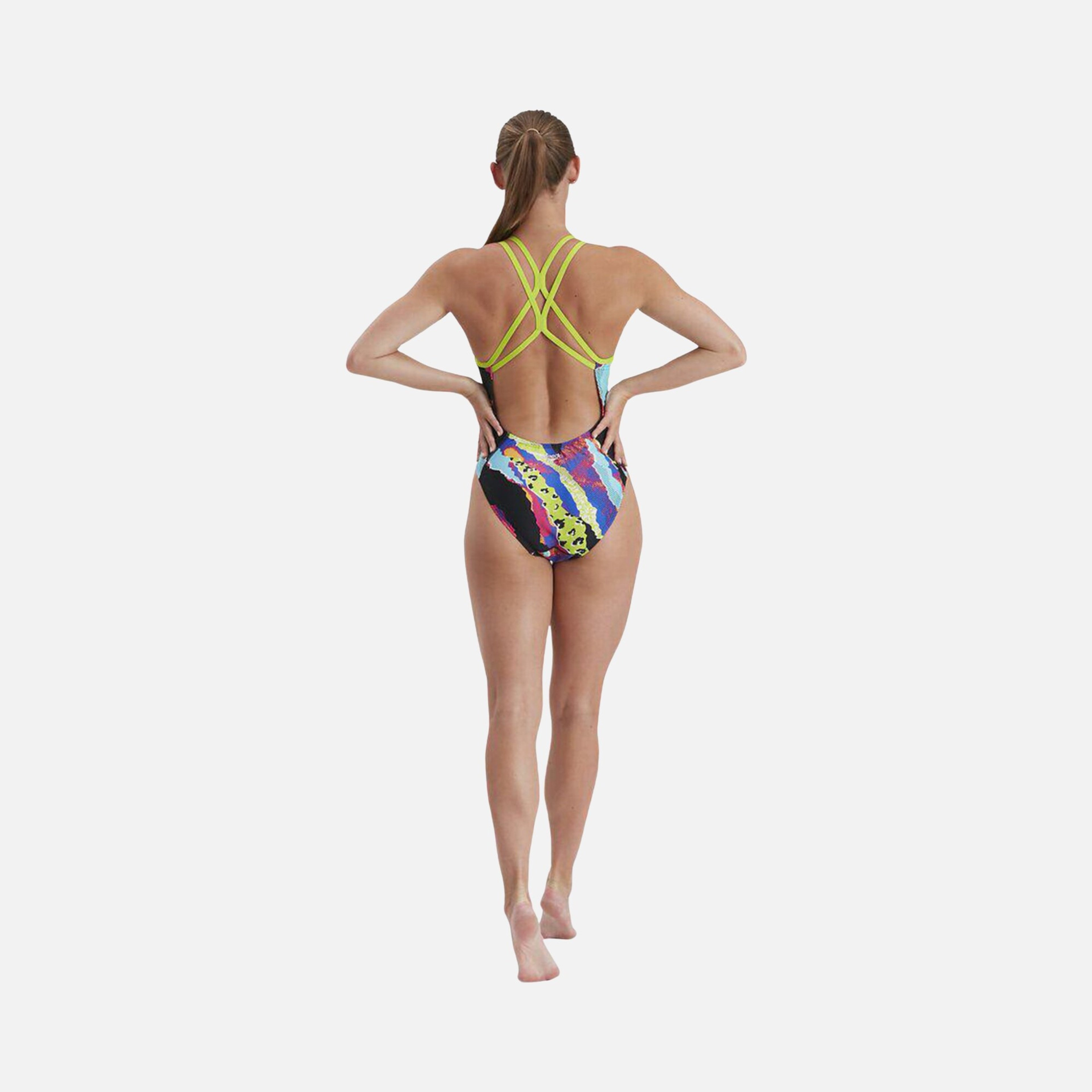 Speedo Allover Starback Digital Placement Kadın Mayo