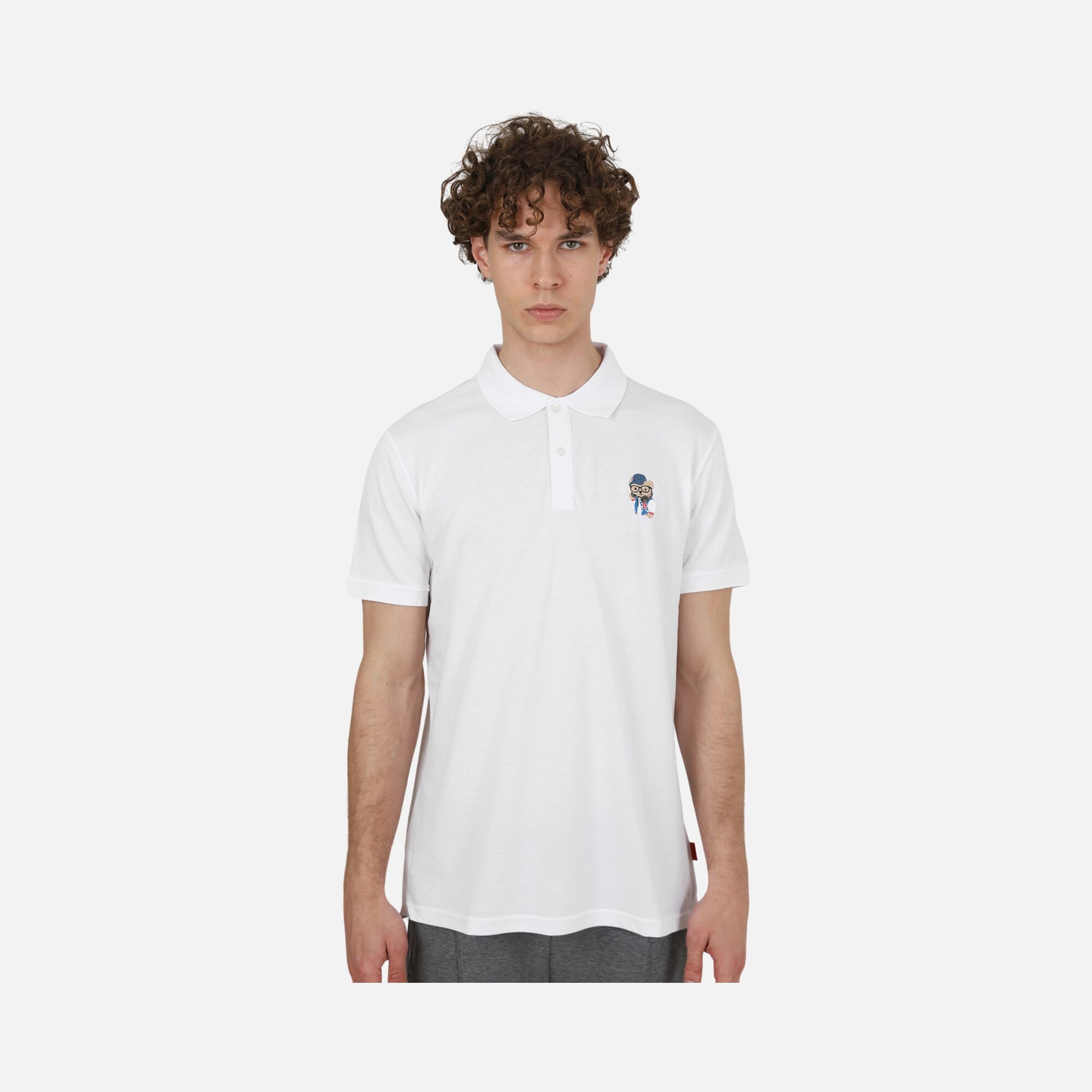 John Frank Identity Teddy Polo Collar Short-Sleeve Erkek Tişört