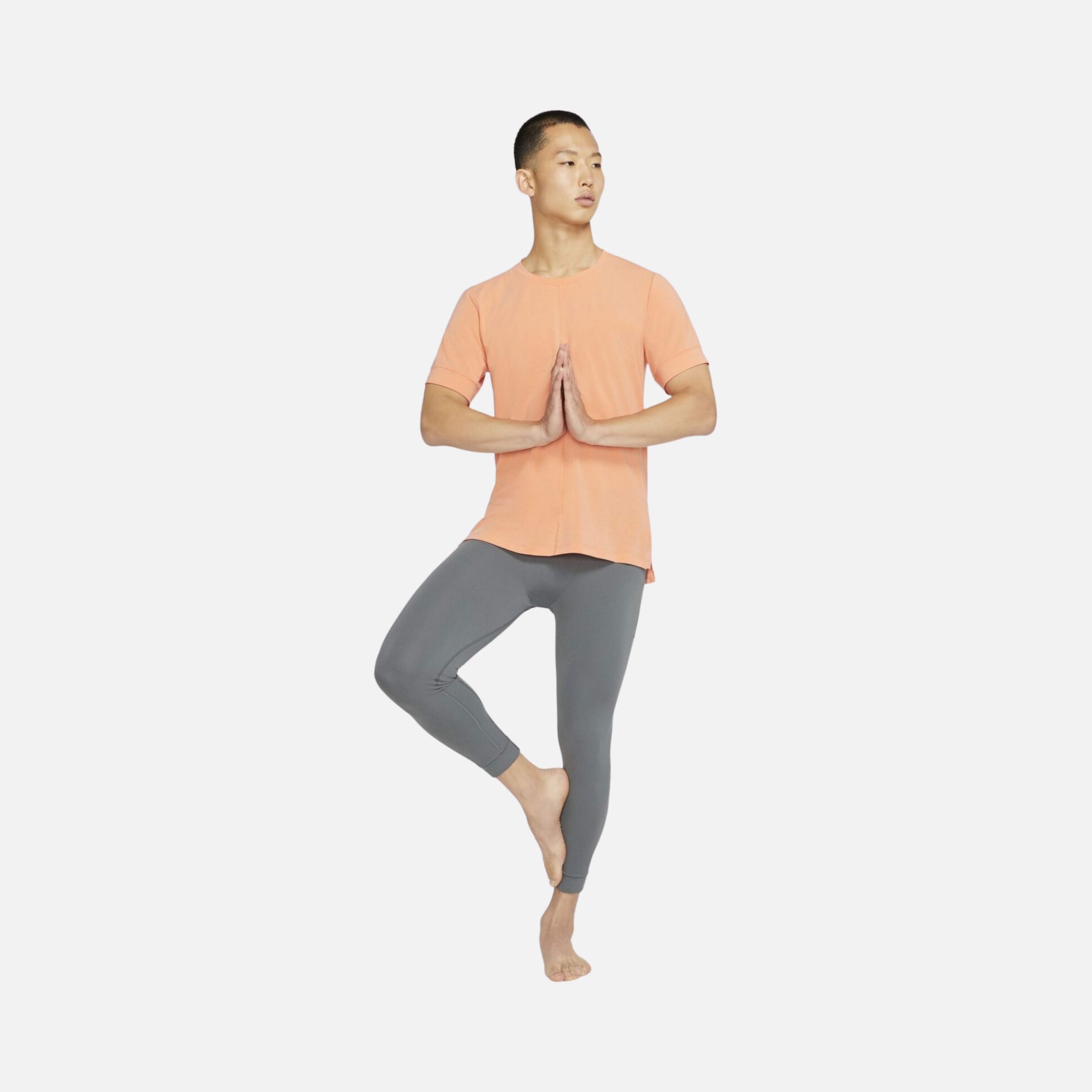 Nike Yoga Dri-Fit Short-Sleeve Top Erkek Tişört