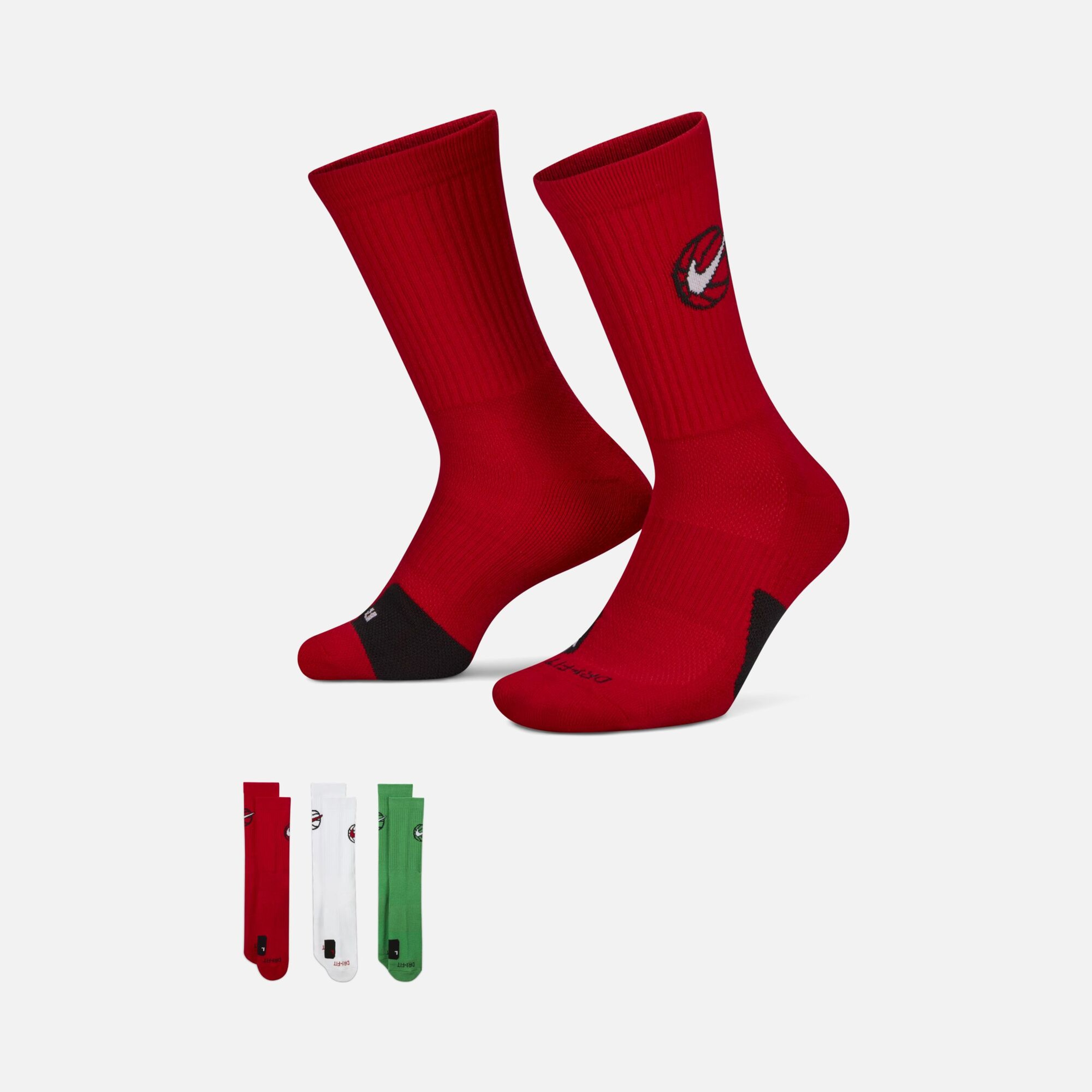 Nike Everyday Crew Basketball (3 Pairs) Unisex Çorap