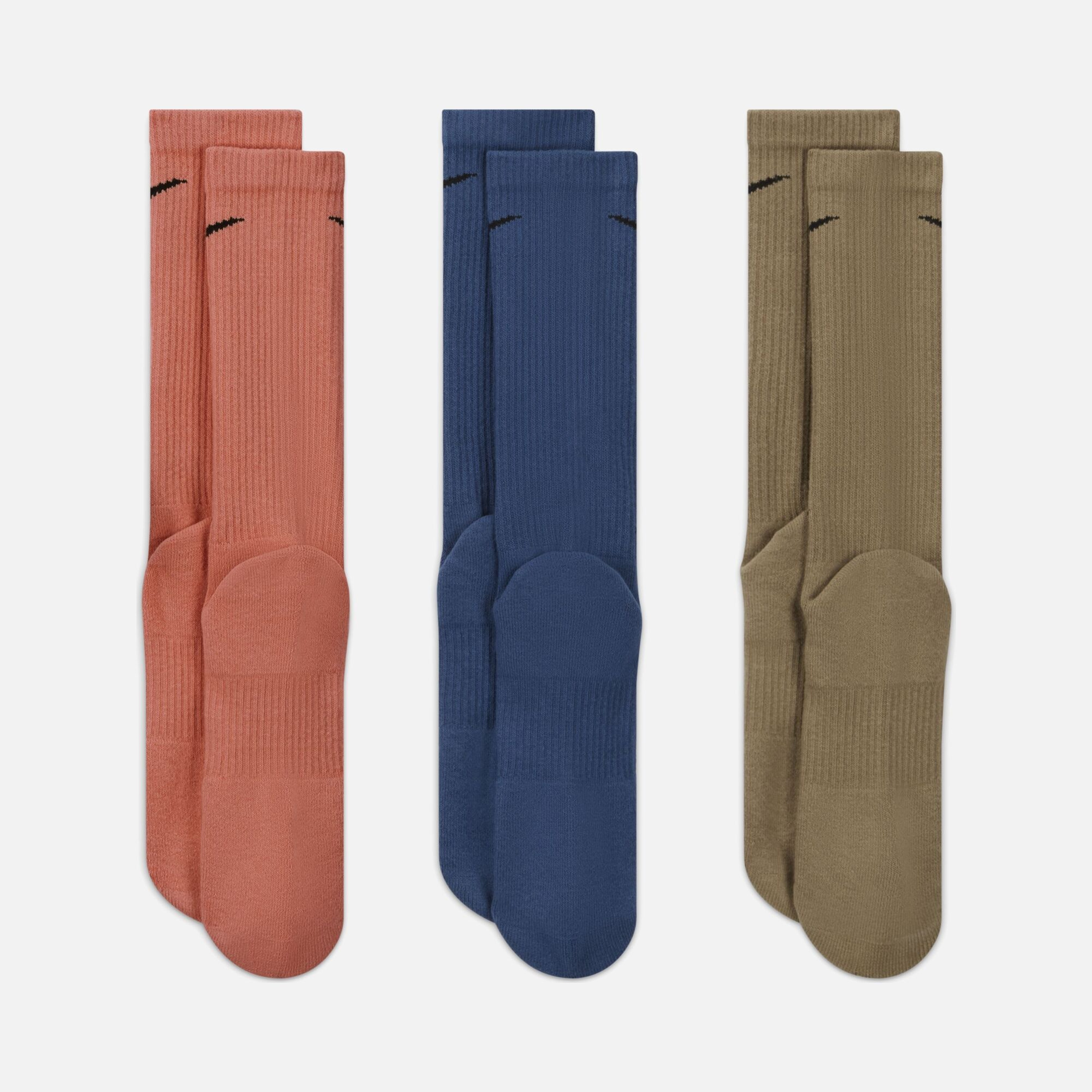 Nike Everyday Plus Cushioned Training Crew (3 Pairs) Unisex Çorap