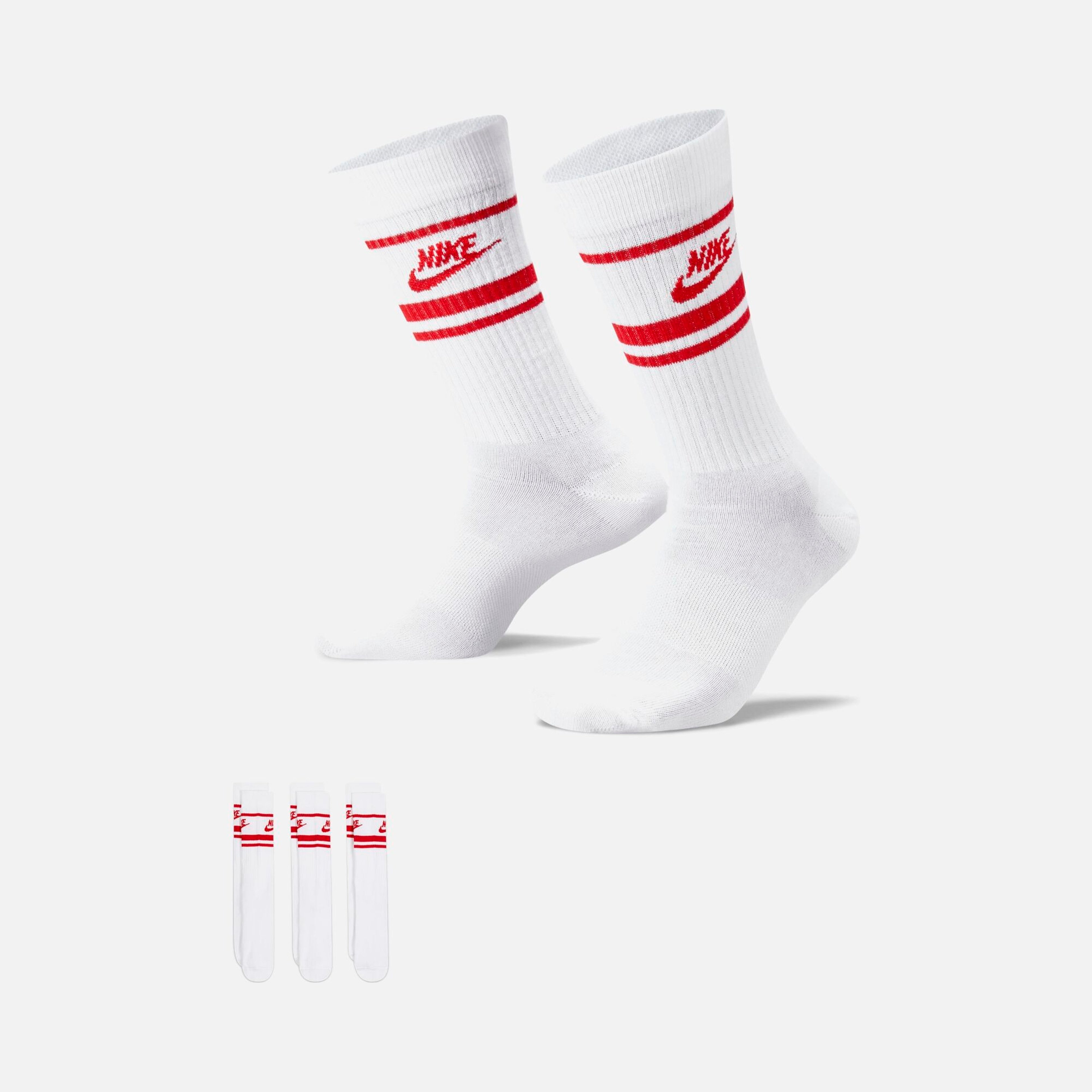 Nike Sportswear Everyday Essentials Crew (3 Pairs) Unisex Çorap