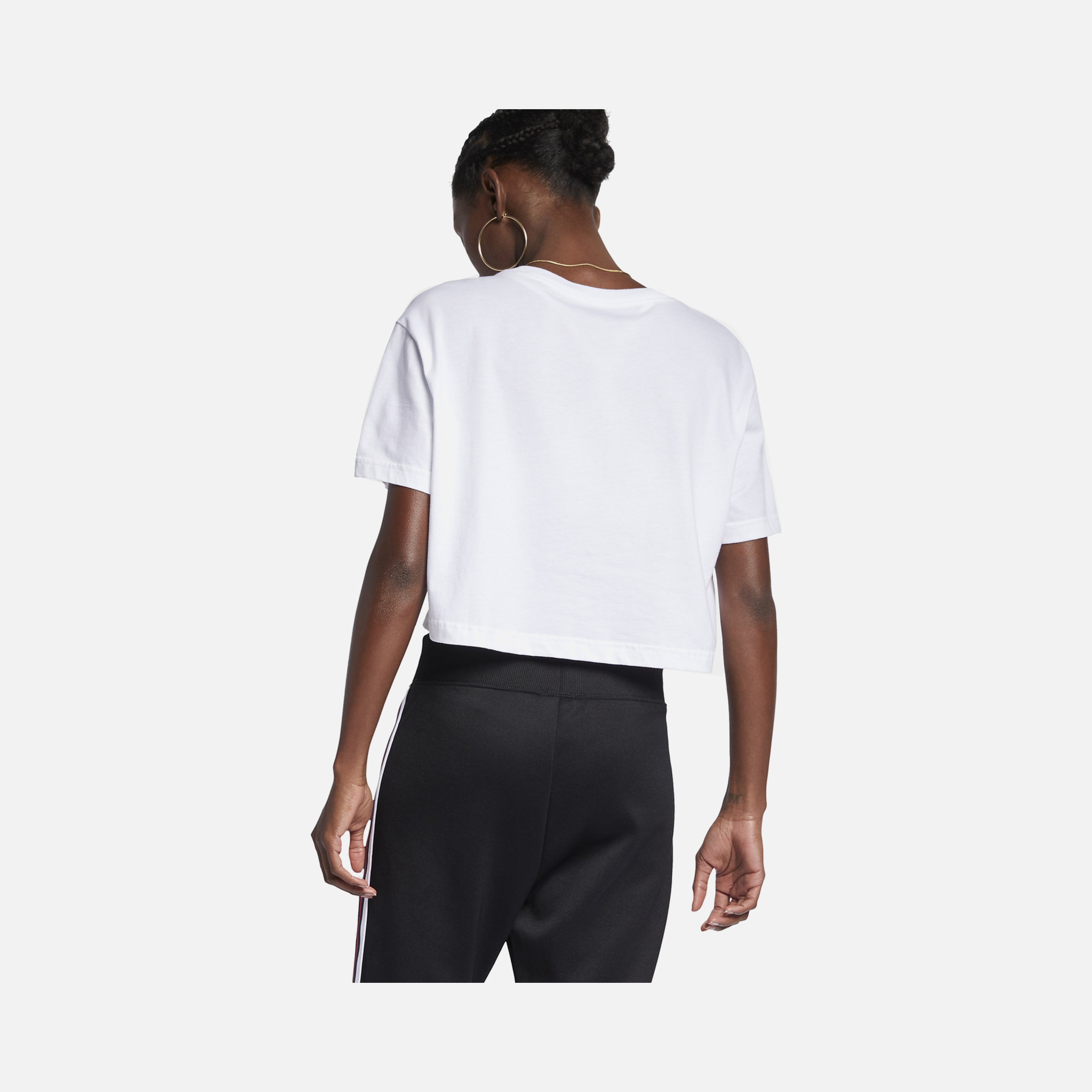 Nike Sportswear Essential Cropped Icon Futura Short-Sleeve Kadın Tişört