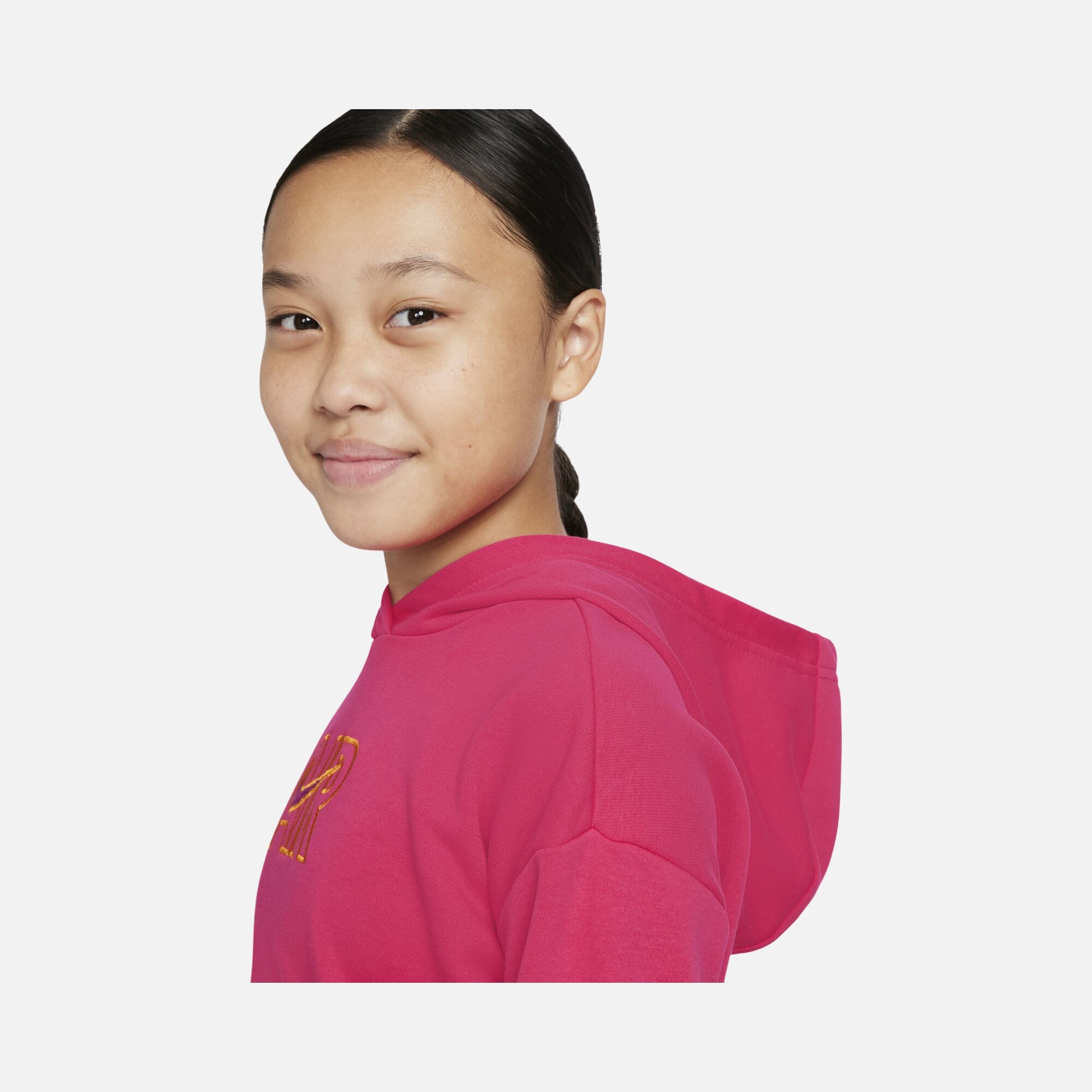 Nike Sportswear Air French Terry Cropped Hoodie (Girls') Çocuk Sweatshirt