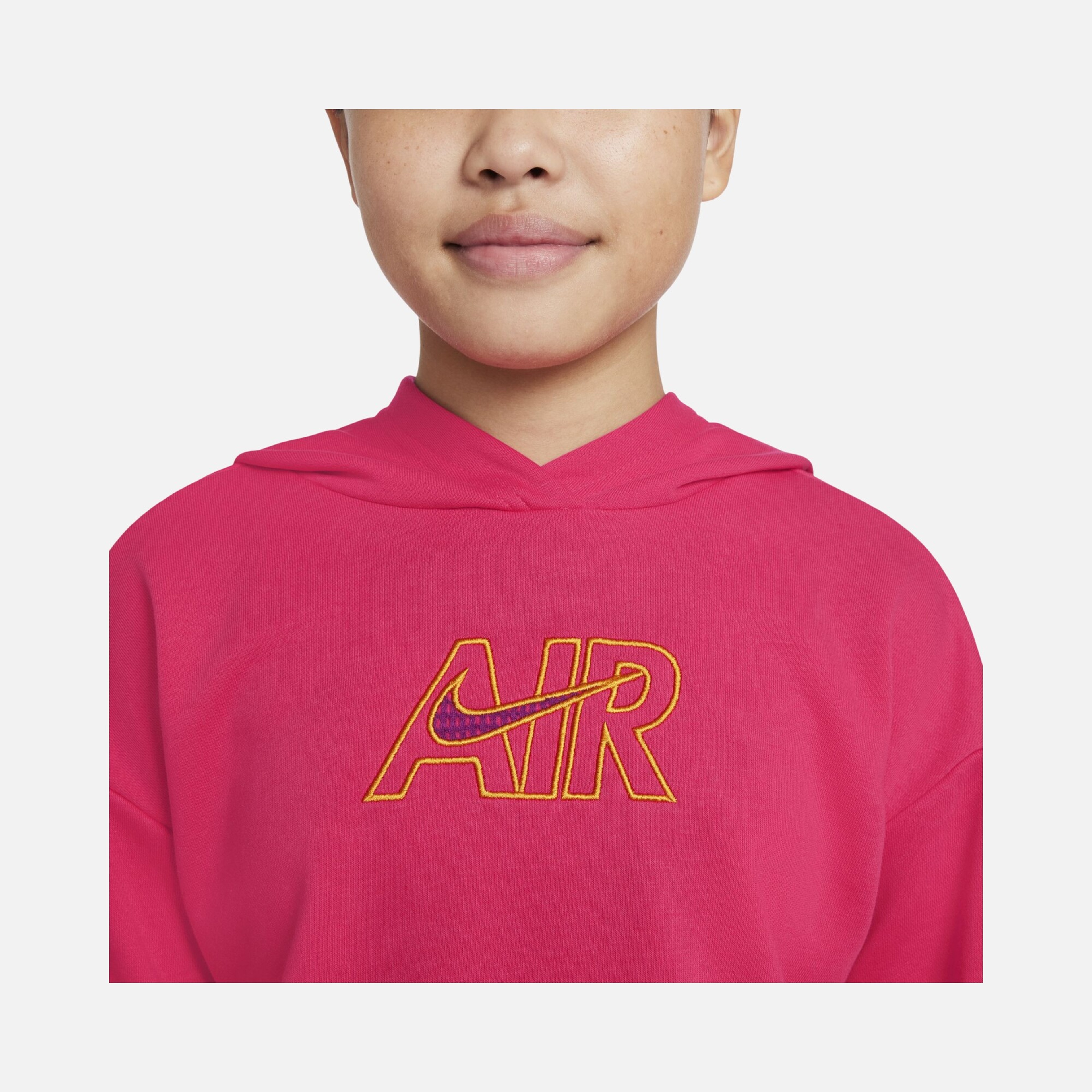 Nike Sportswear Air French Terry Cropped Hoodie (Girls') Çocuk Sweatshirt