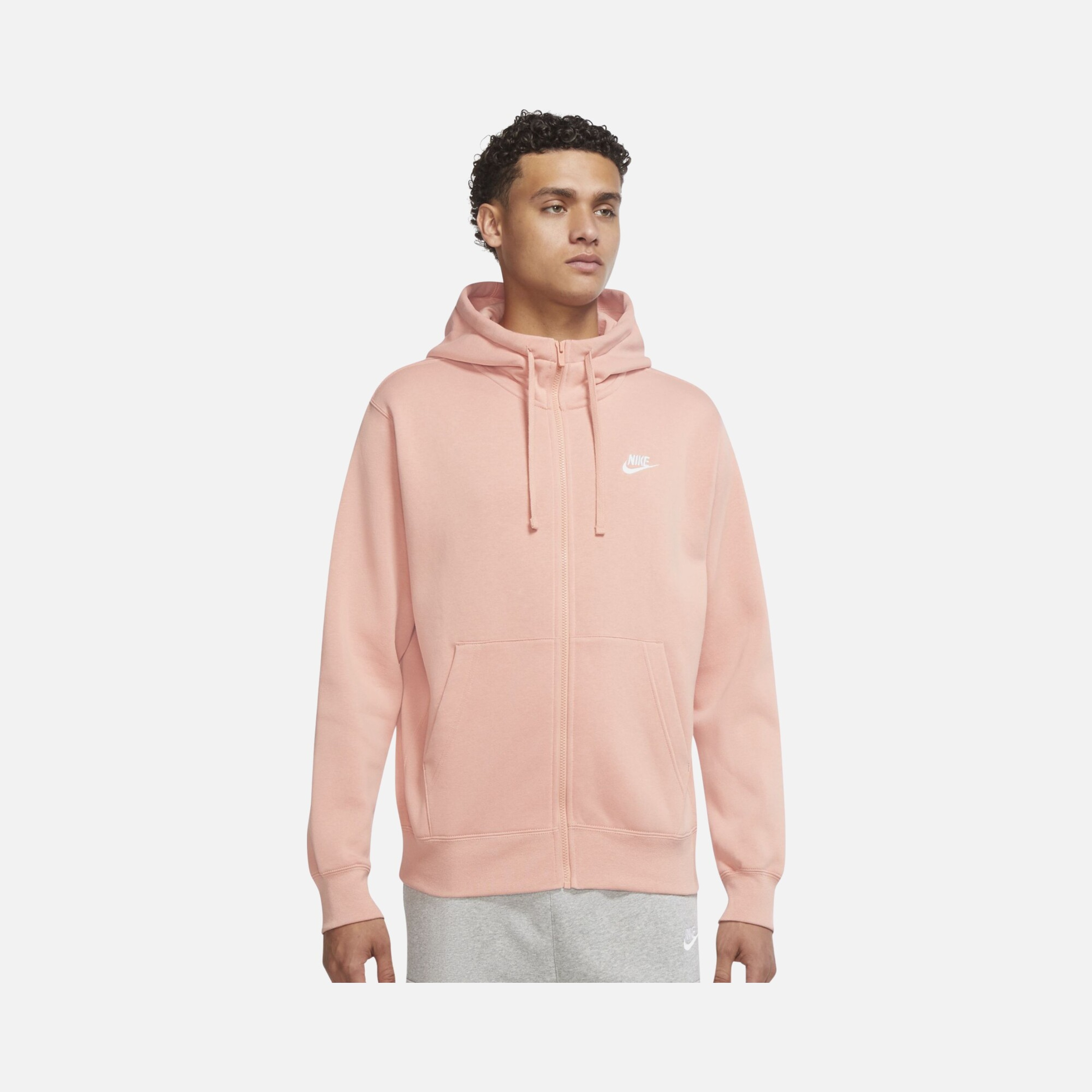 Nike Sportswear Club Fleece Full-Zip Hoodie Erkek Sweatshirt