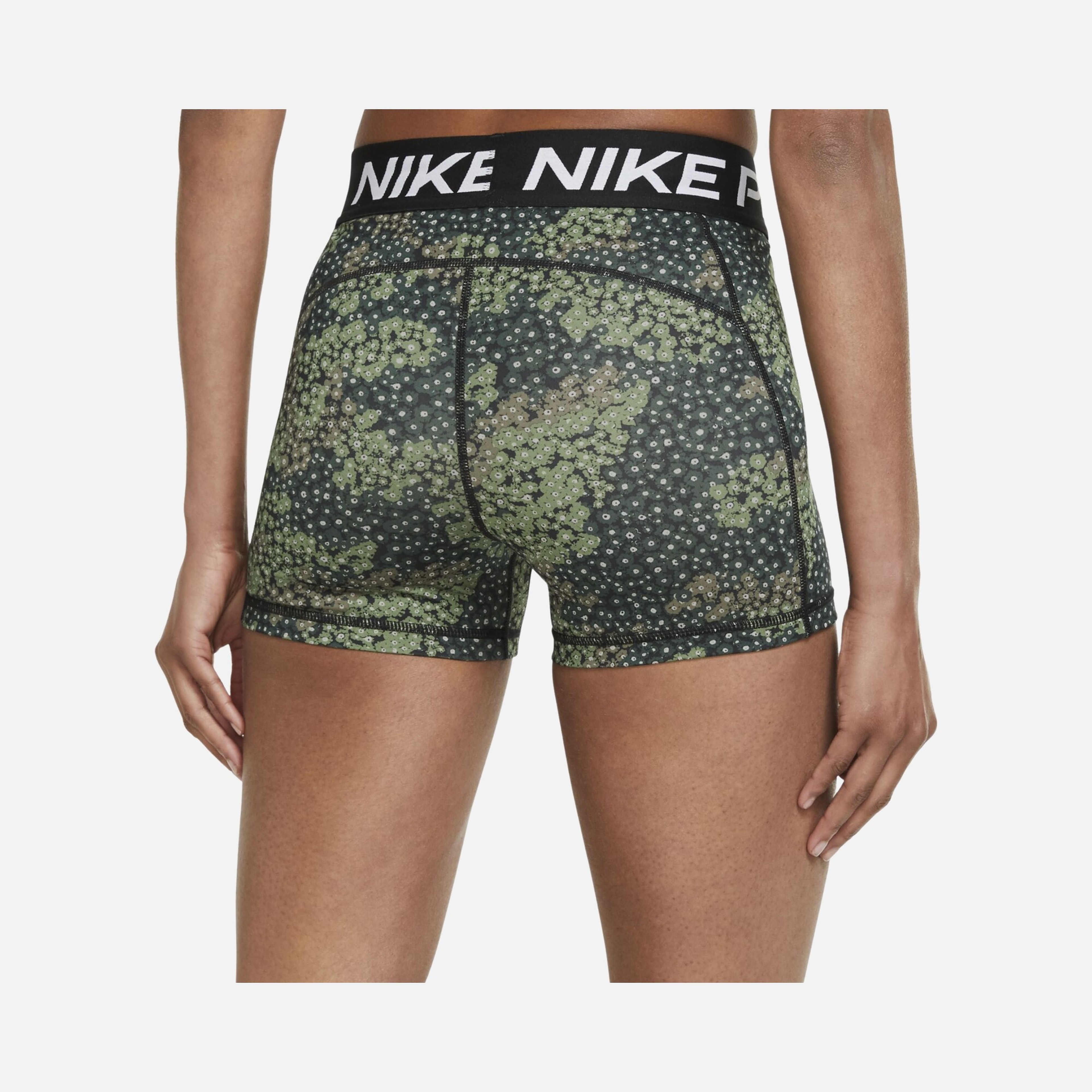 Nike Pro Dri-Fit 8 cm Flover Printed Training Kadın Şort