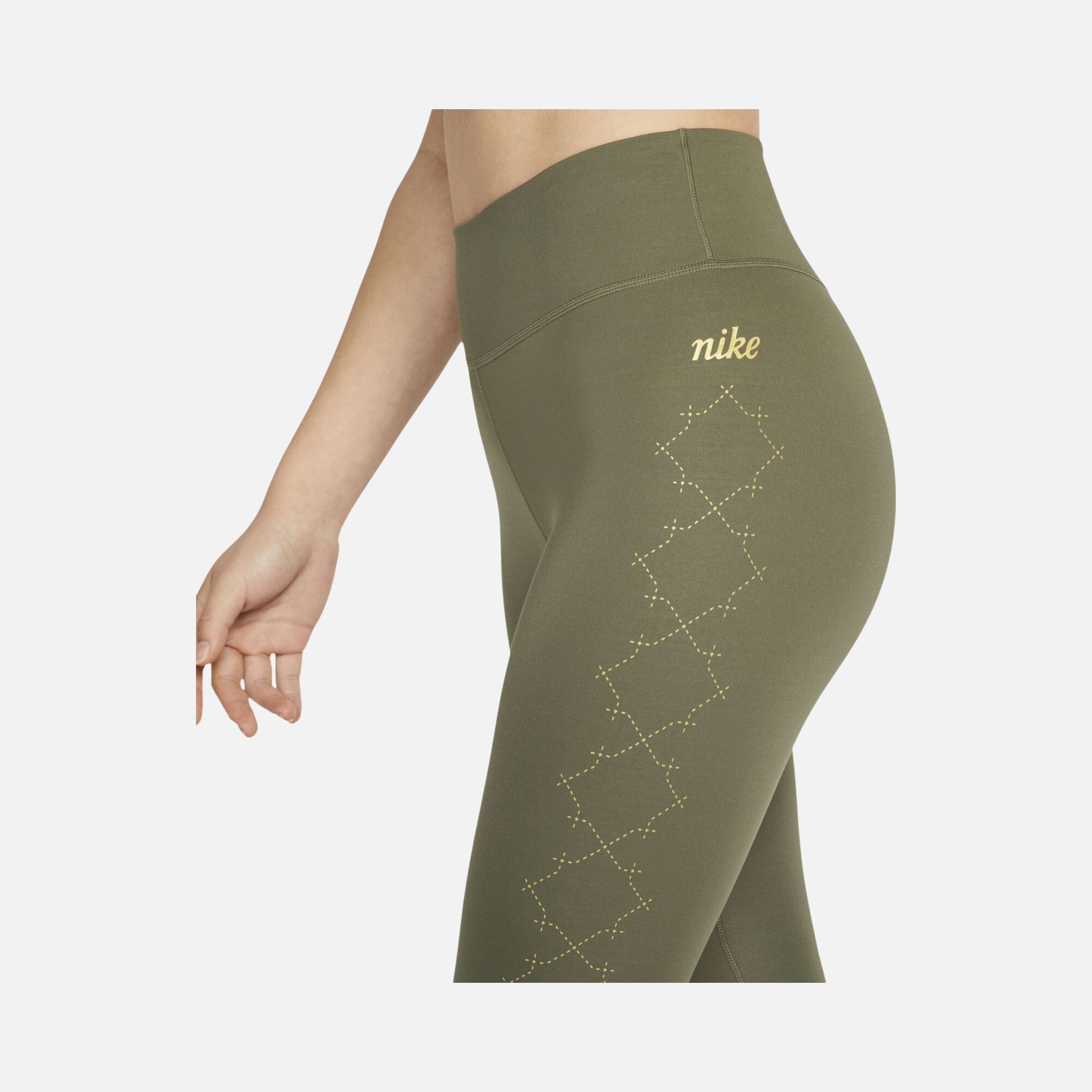 Nike Dri-Fit One Luxe Novelty Mid-Rise 7/8 Training Kadın Tayt