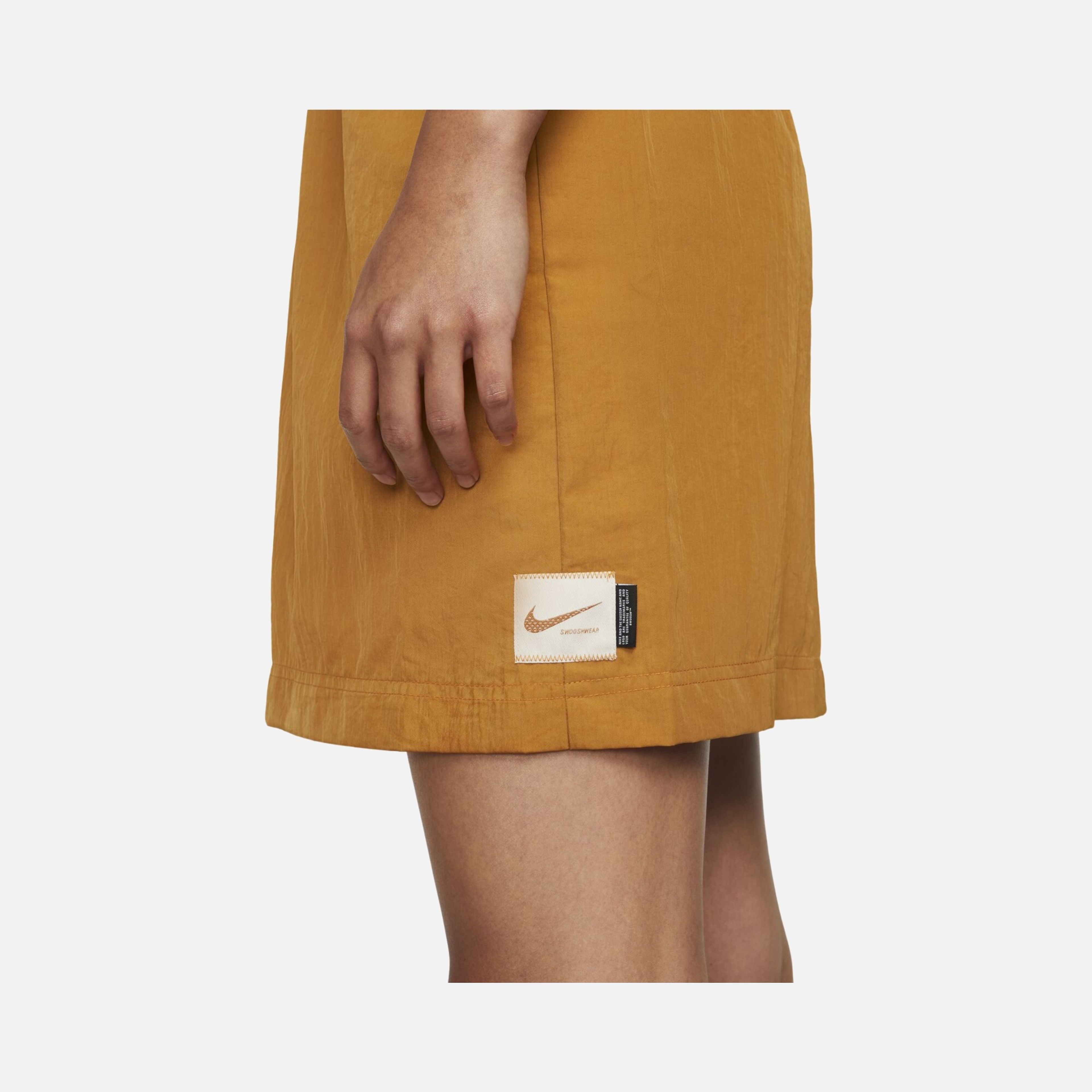 Nike Sportswear Swoosh Woven Half-Zip Short-Sleeve Kadın Elbise