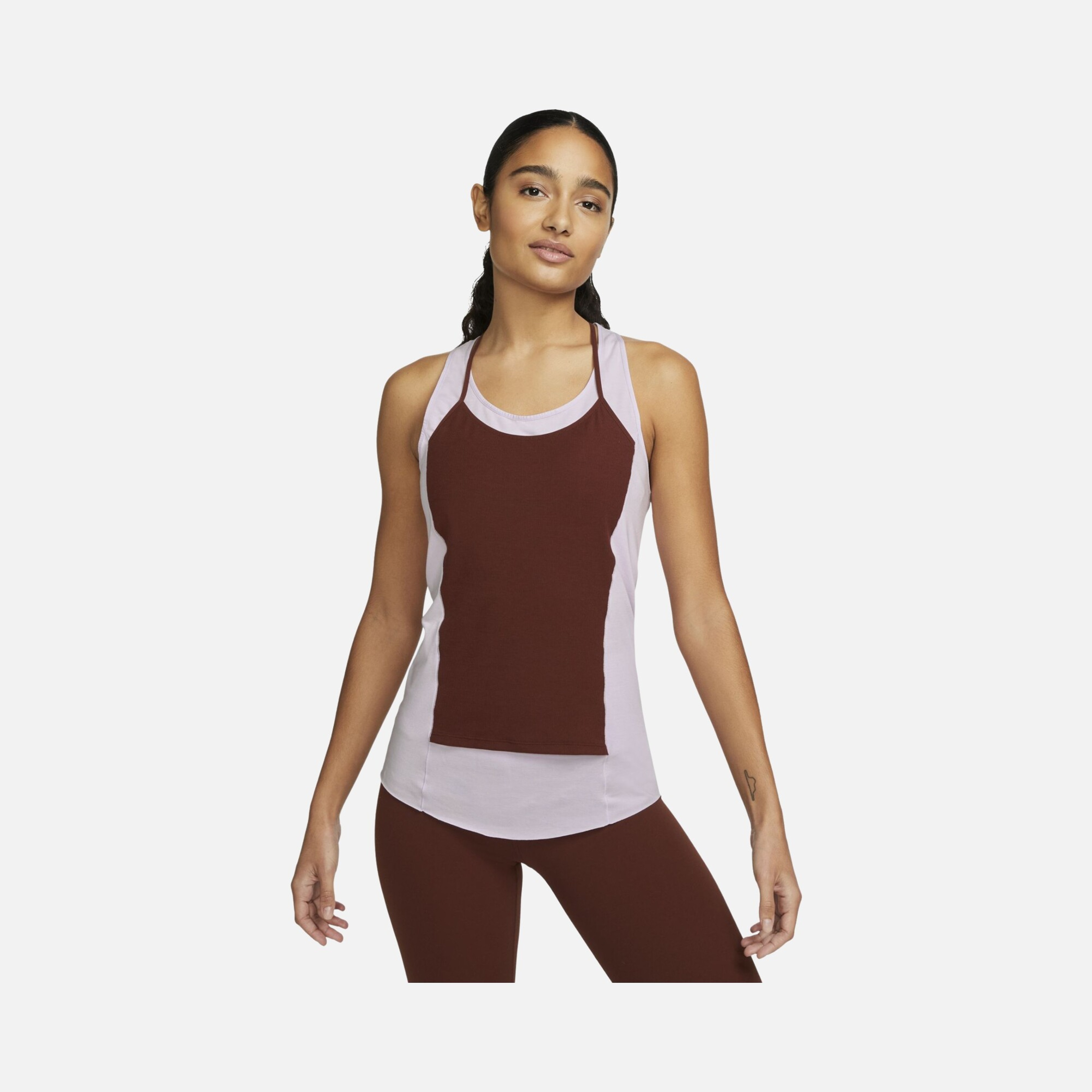 Nike Yoga Dri-Fit Luxe Ribbed Kadın Atlet