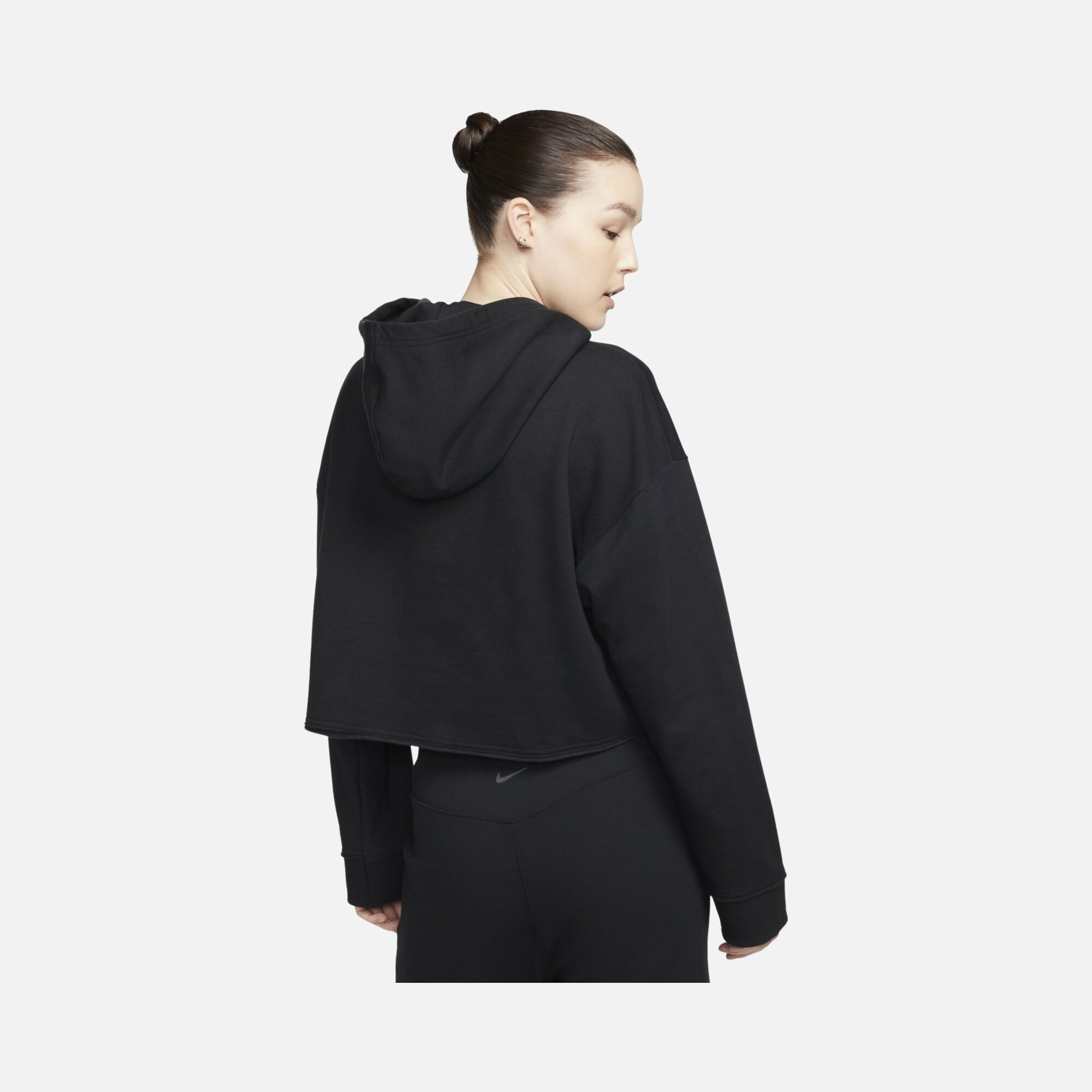 Nike Yoga Luxe Cropped Fleece Training Hoodie Kadın Sweatshirt