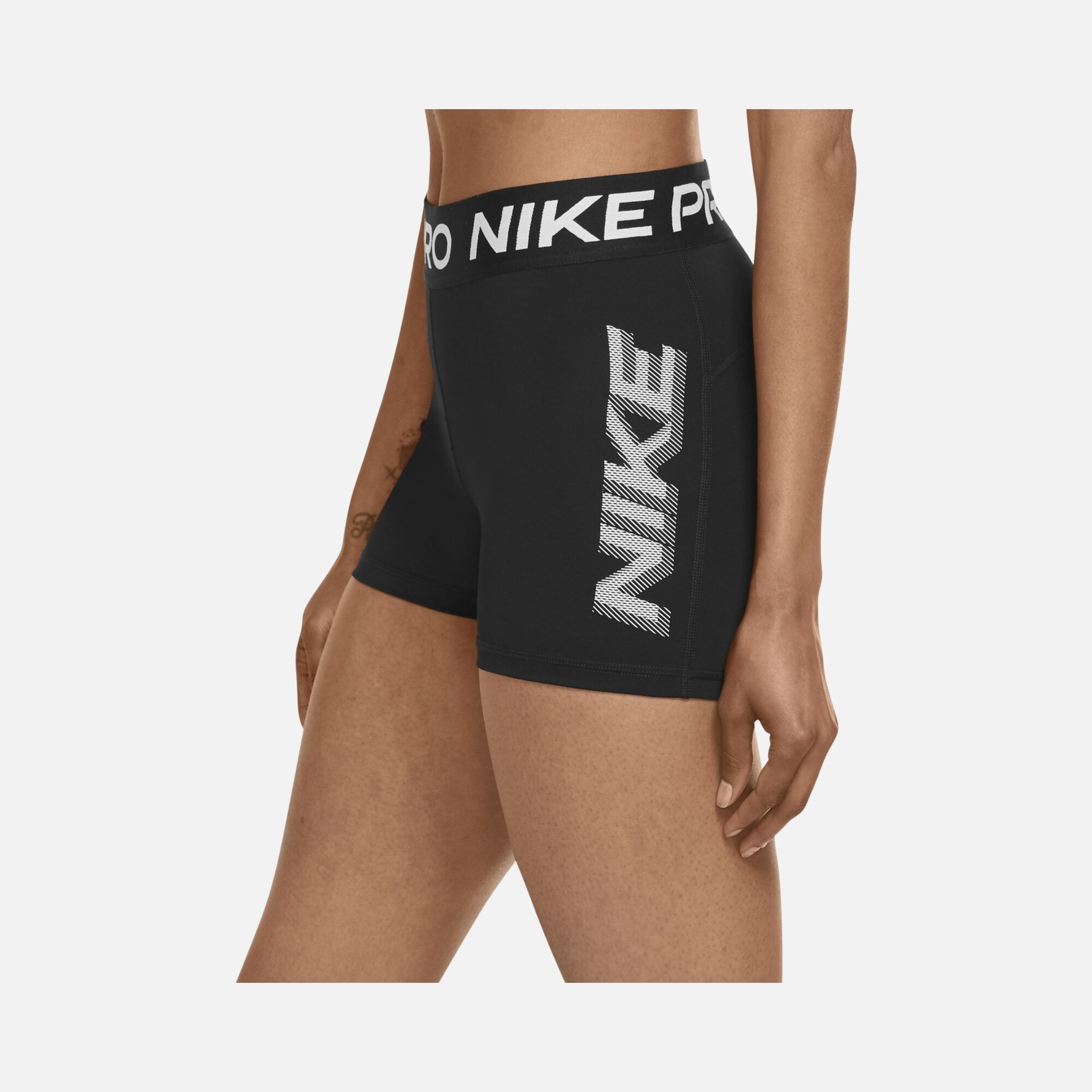 Nike Pro Dri-Fit Trim Graphic 8 cm Training Kadın Şort