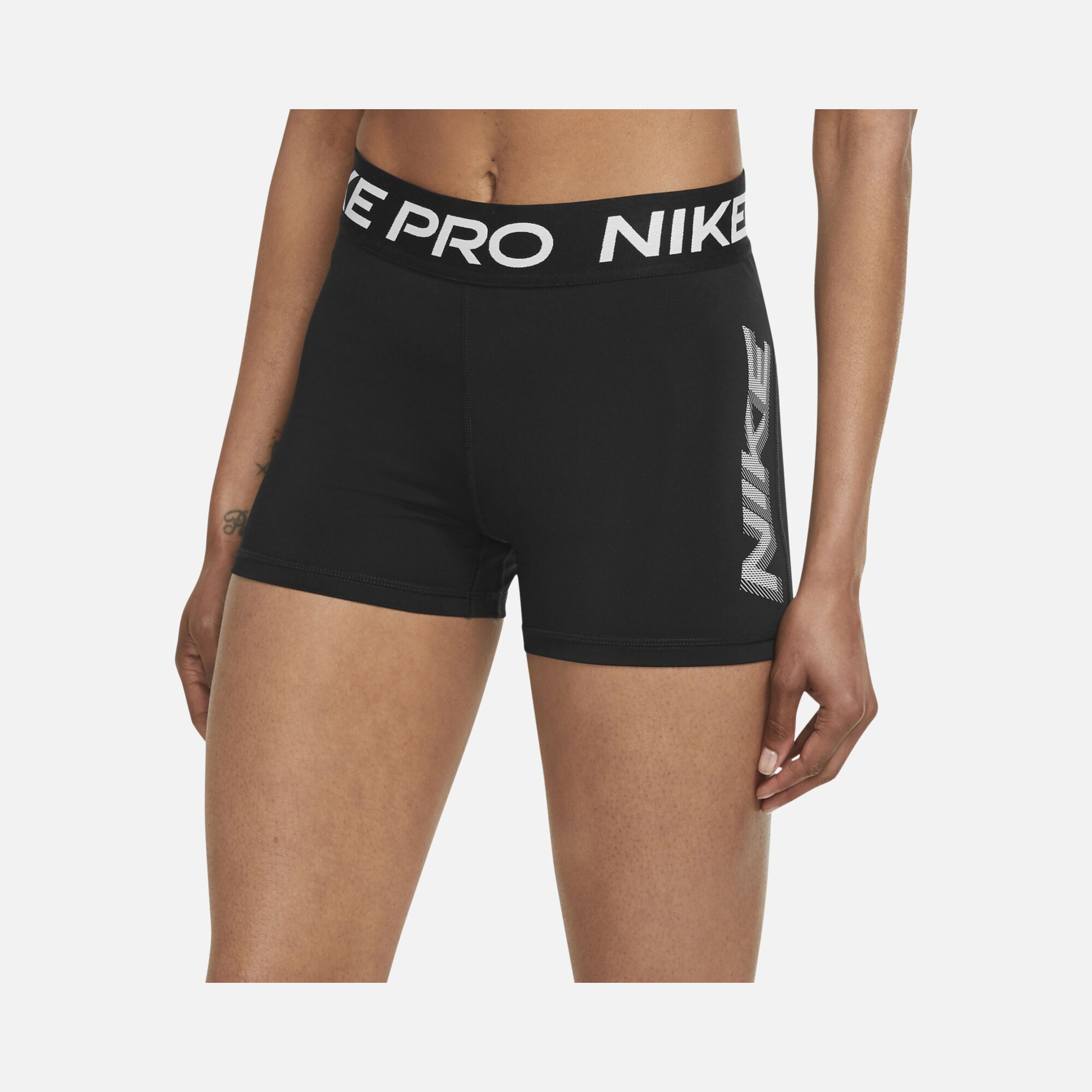 Nike Pro Dri-Fit Trim Graphic 8 cm Training Kadın Şort