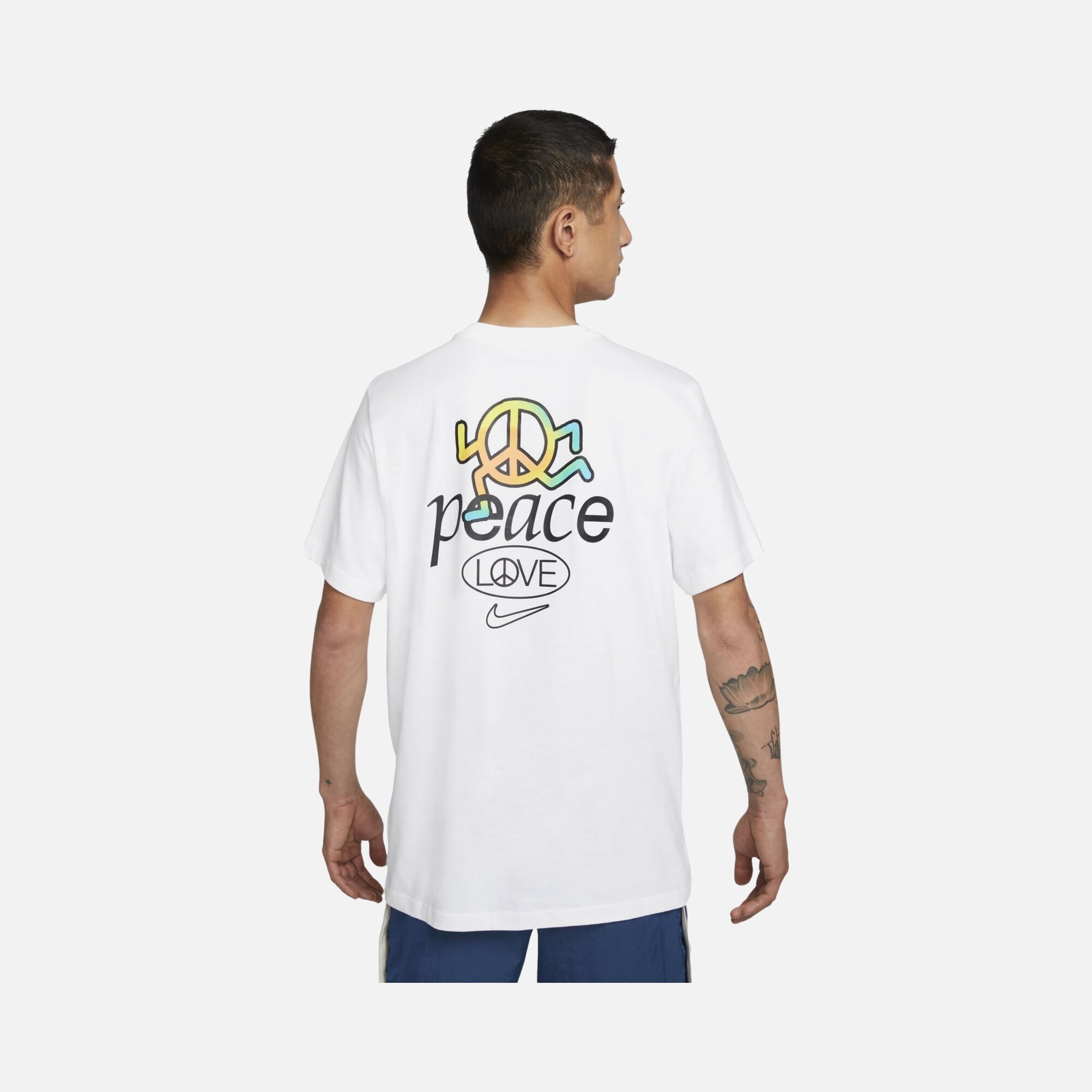 Nike Sportswear ''Peace Love'' Short-Sleeve Erkek Tişört | Barçın