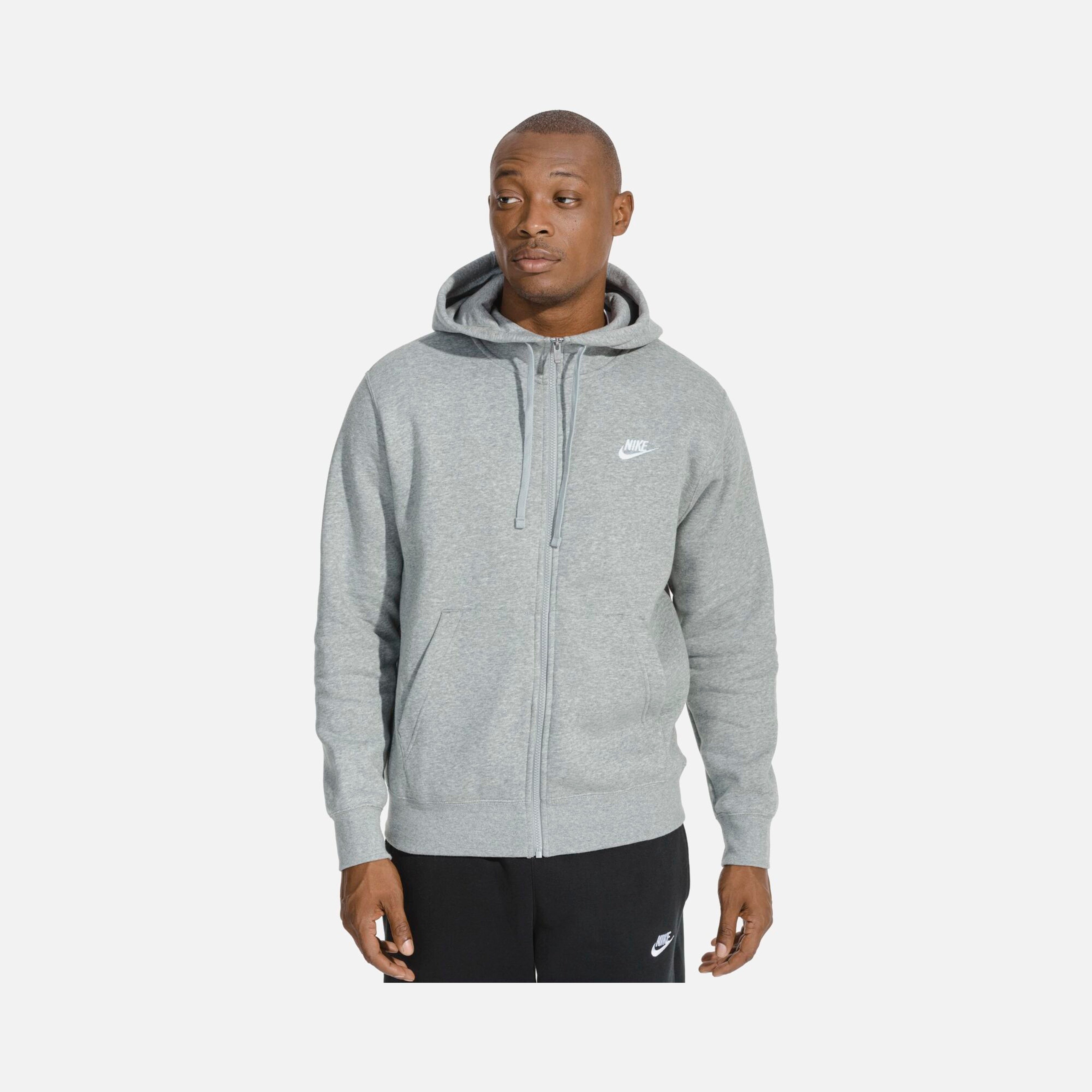 Nike Sportswear Club Fleece Full-Zip Hoodie Erkek Sweatshirt