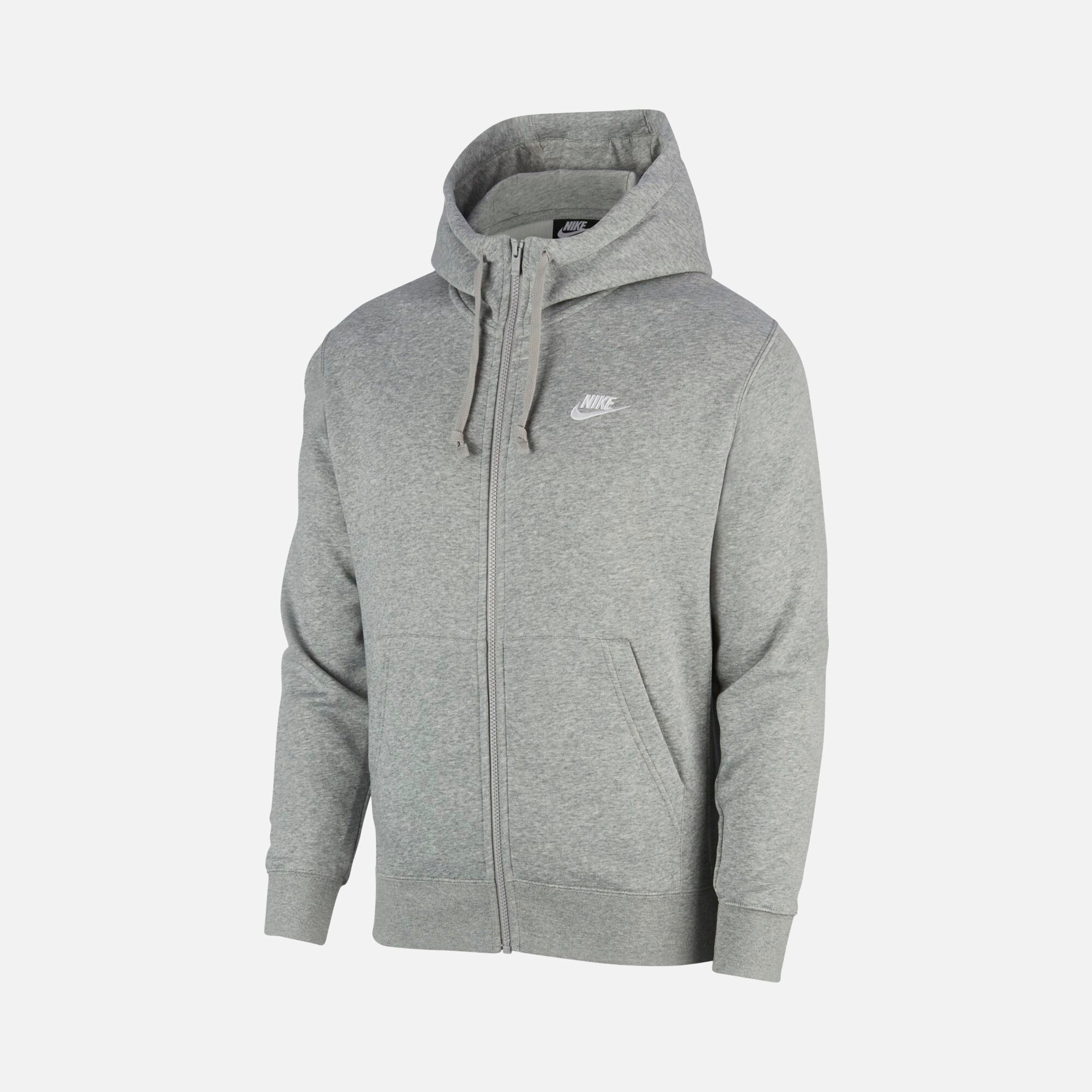 Nike Sportswear Club Fleece Full-Zip Hoodie Erkek Sweatshirt