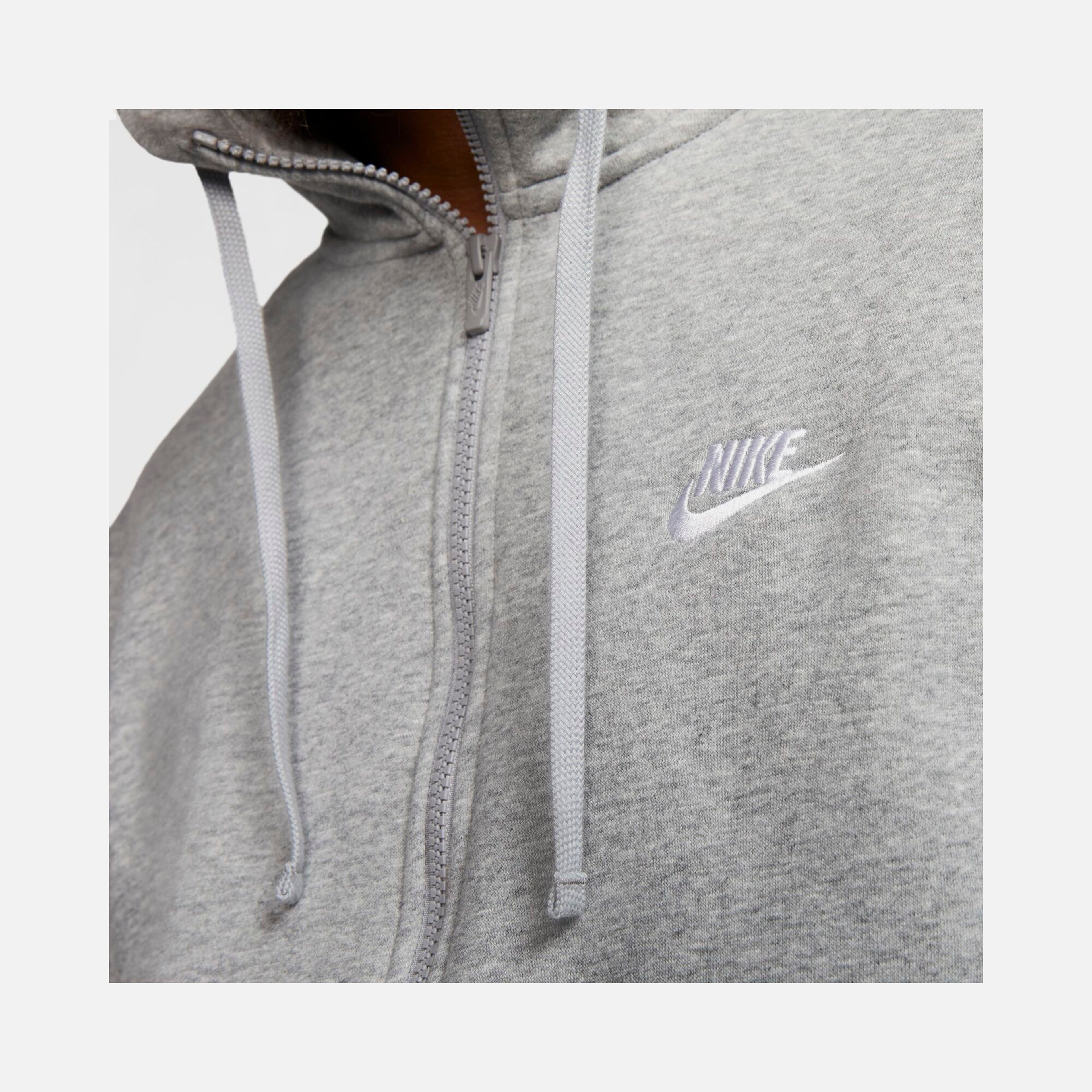 Nike Sportswear Club Fleece Full-Zip Hoodie Erkek Sweatshirt