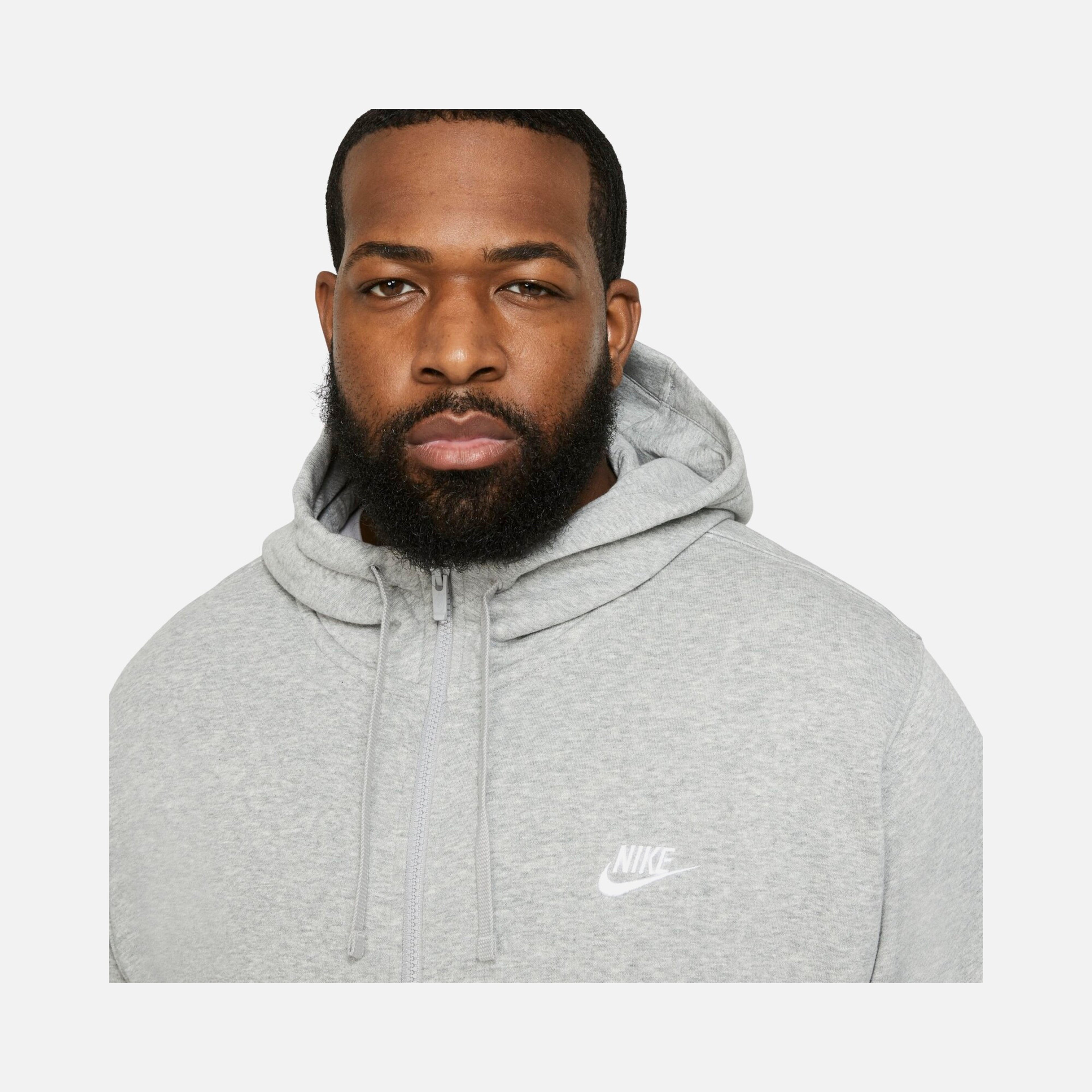 Nike Sportswear Club Fleece Full-Zip Hoodie Erkek Sweatshirt