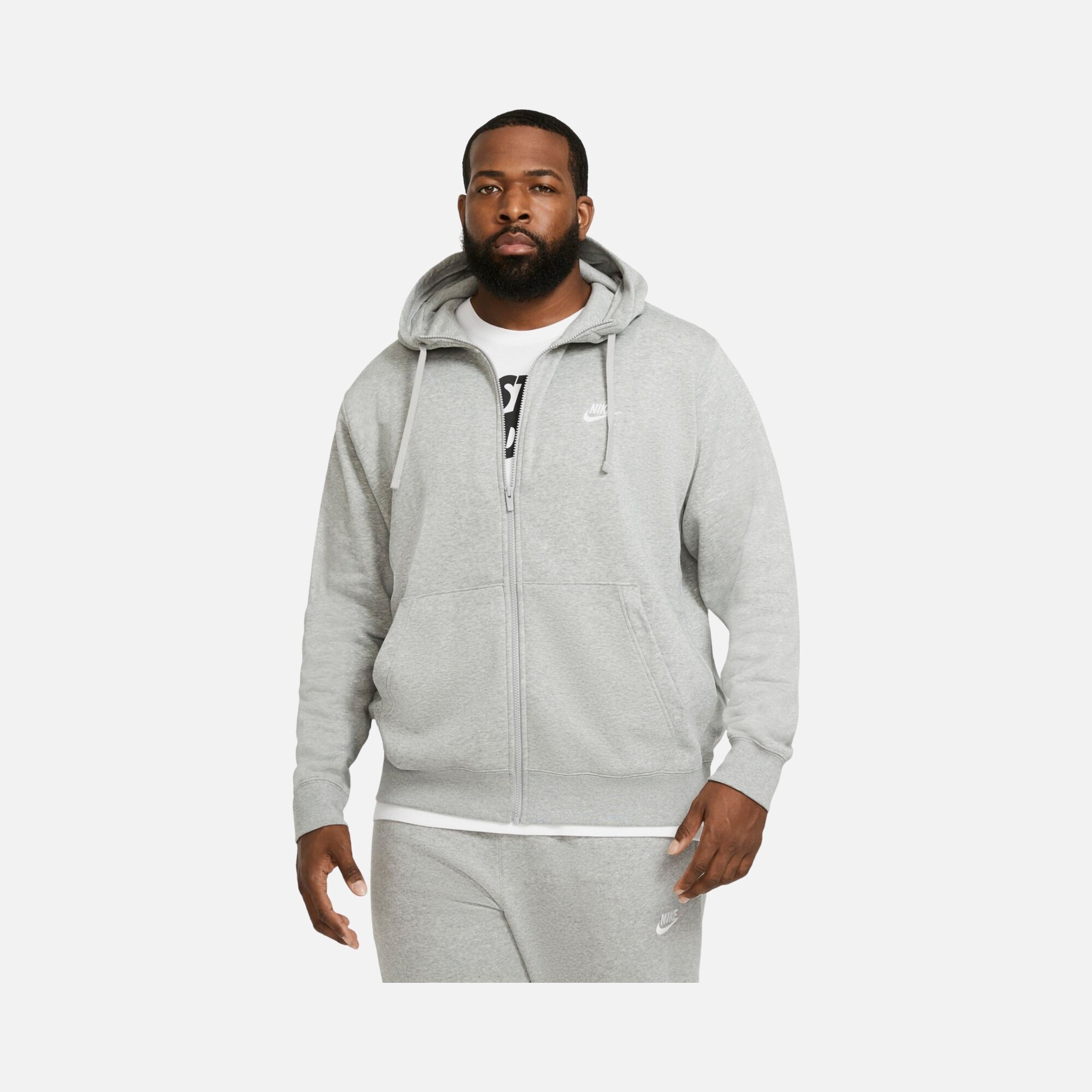 Nike Sportswear Club Fleece Full-Zip Hoodie Erkek Sweatshirt
