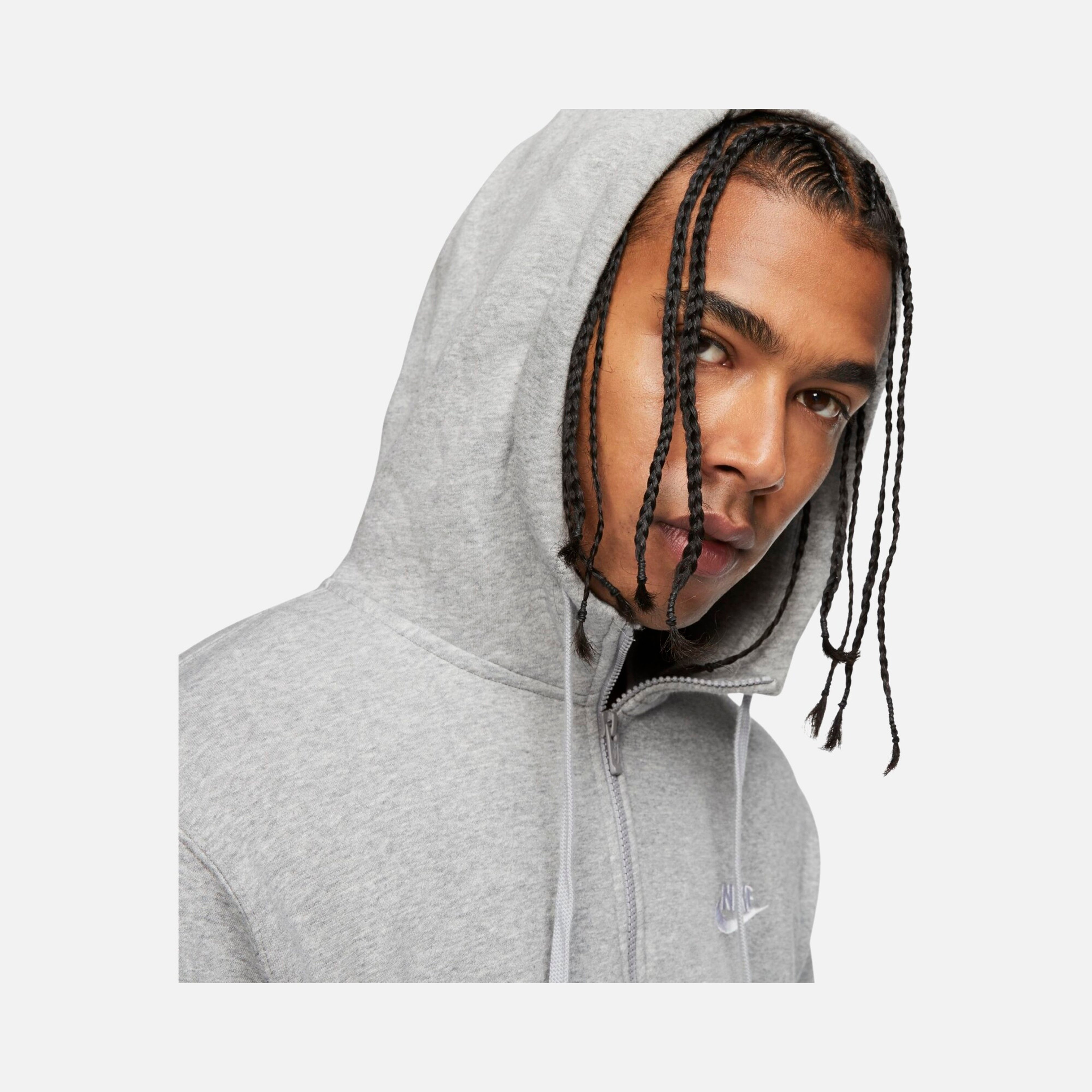 Nike Sportswear Club Fleece Full-Zip Hoodie Erkek Sweatshirt