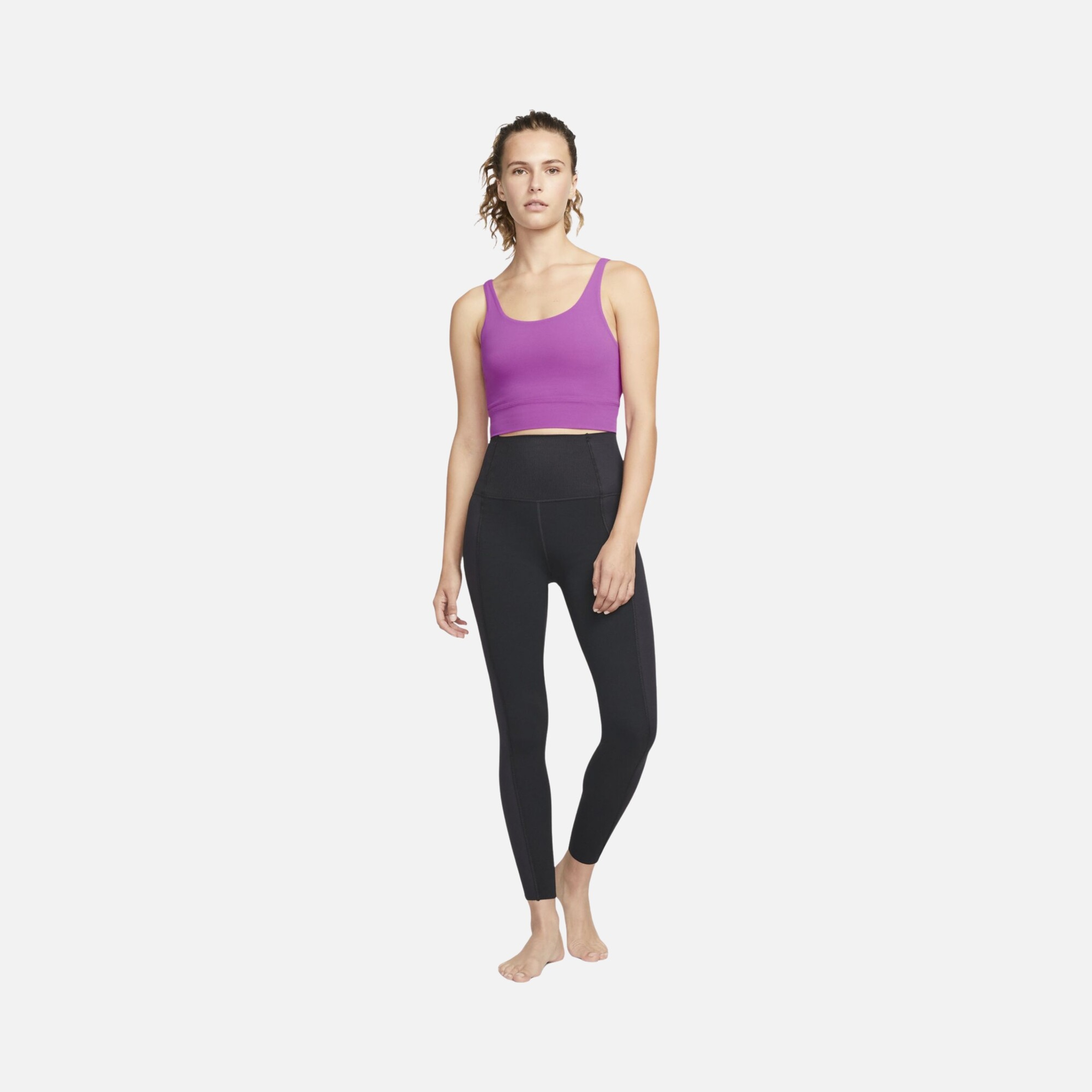 Nike Yoga Luxe Infinalon Crop Top Kadın Atlet