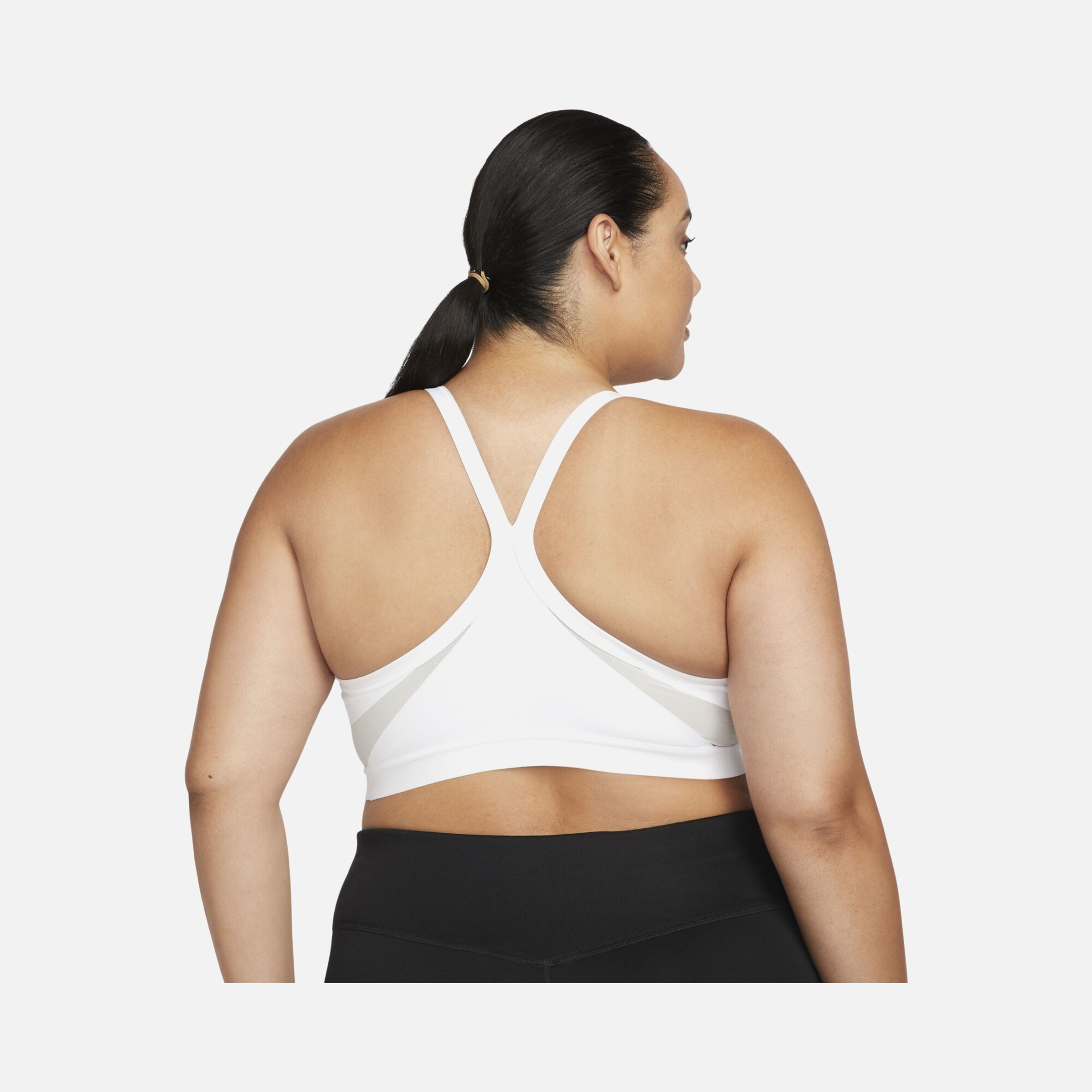 Nike Dri-Fit Indy Light-Support Padded V-Neck (Plus-Size) Kadın Bra