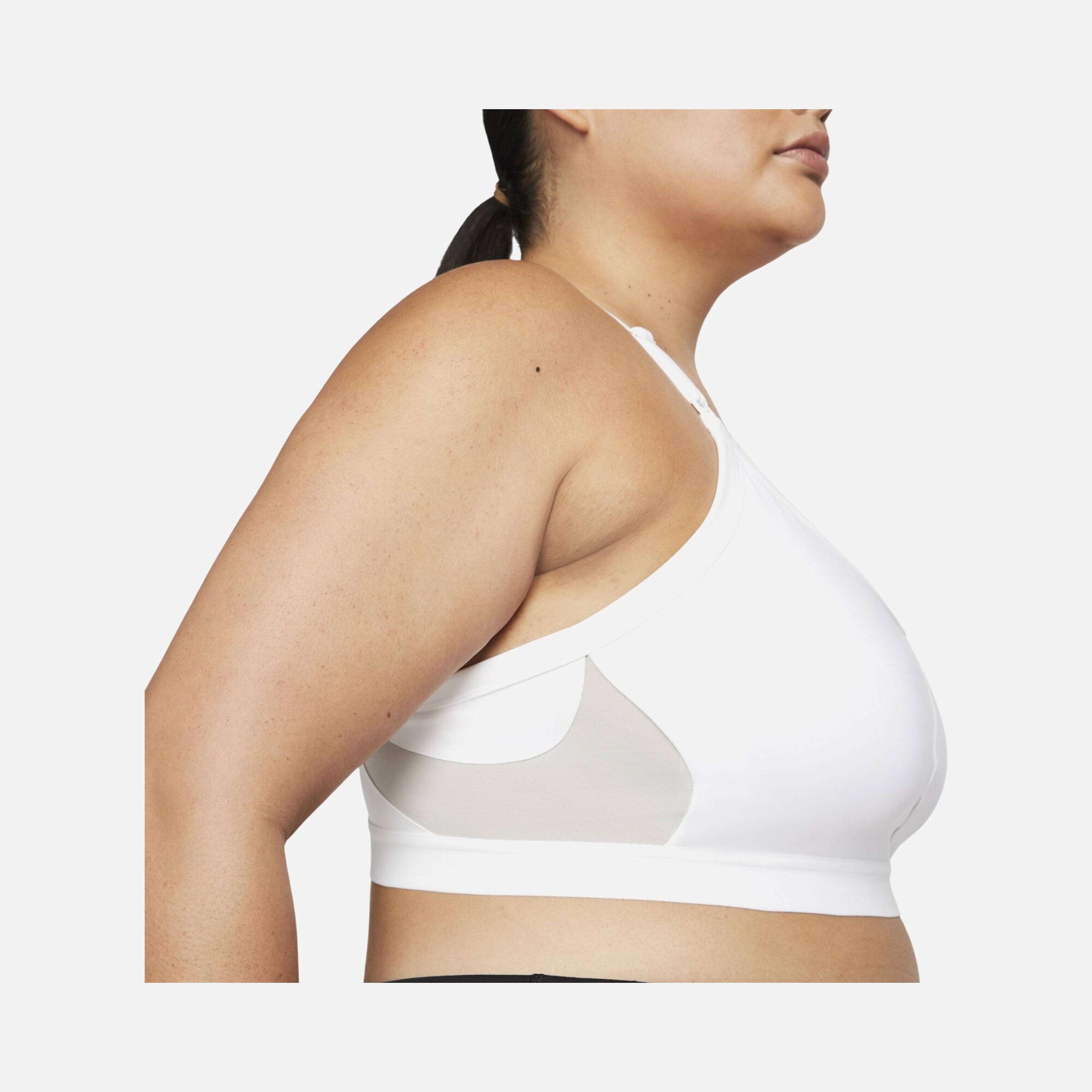 Nike Dri-Fit Indy Light-Support Padded V-Neck (Plus-Size) Kadın Bra