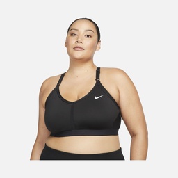 Nike Dri-Fit Indy Light-Support Padded V-Neck (Plus-Size) Kadın Bra