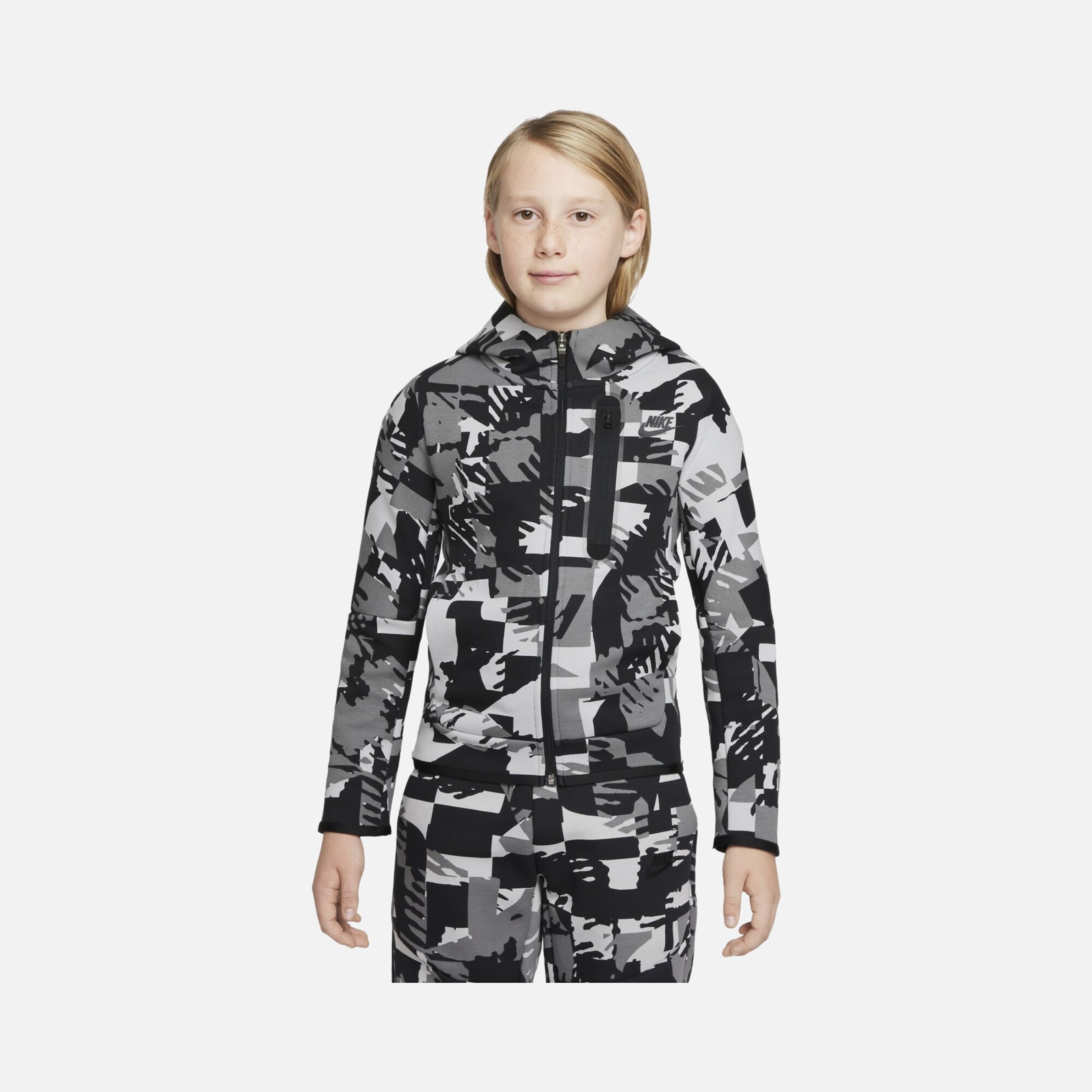 Nike Sportswear Tech Fleece Essential Energy Full-Zip (Boys') Çocuk Sweatshirt