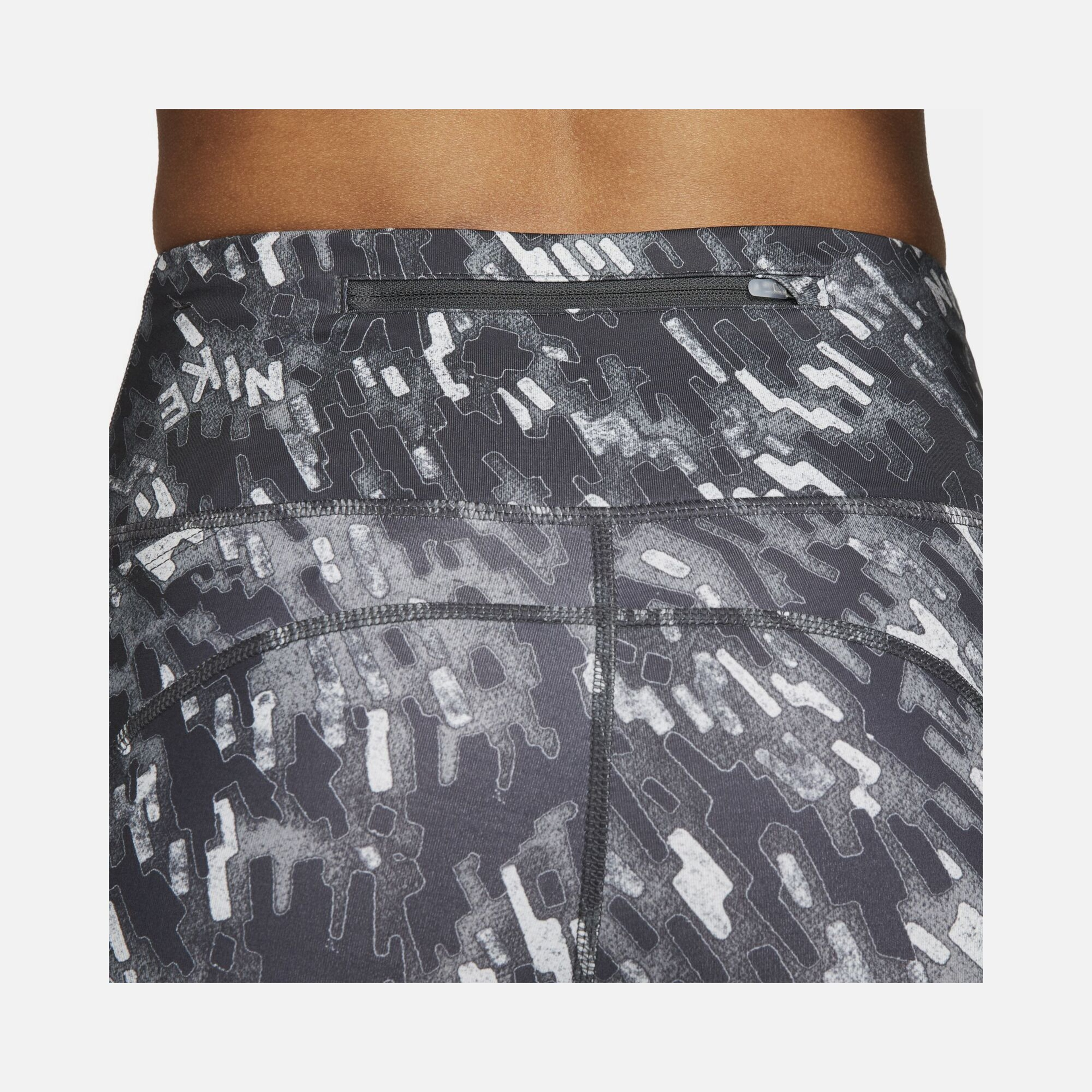 Nike Dri-Fit Epic Fast Mid-Rise Printed Running Kadın Tayt