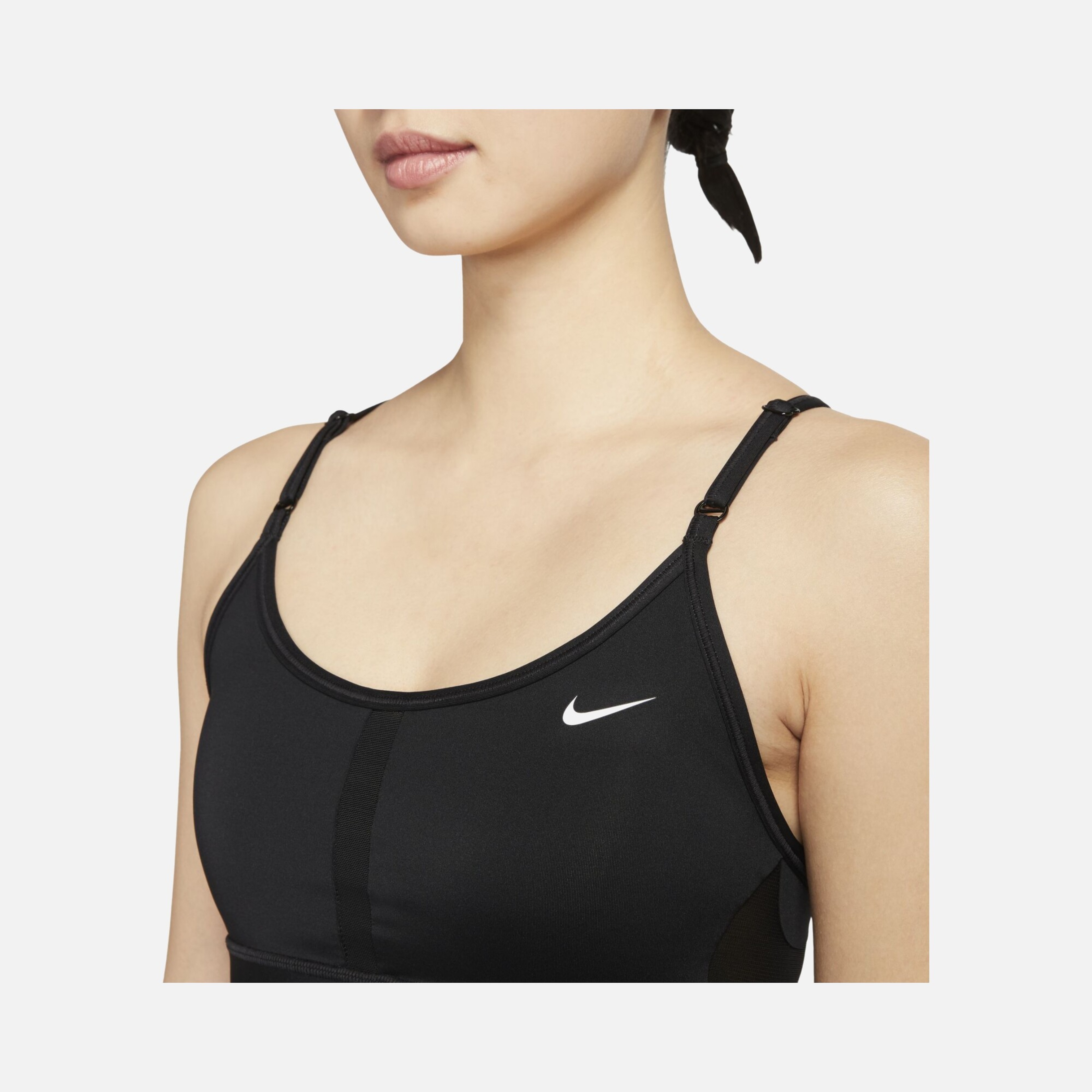 Nike Dri-Fit Indy Light-Support Removable Padded Longline Training Kadın Bra