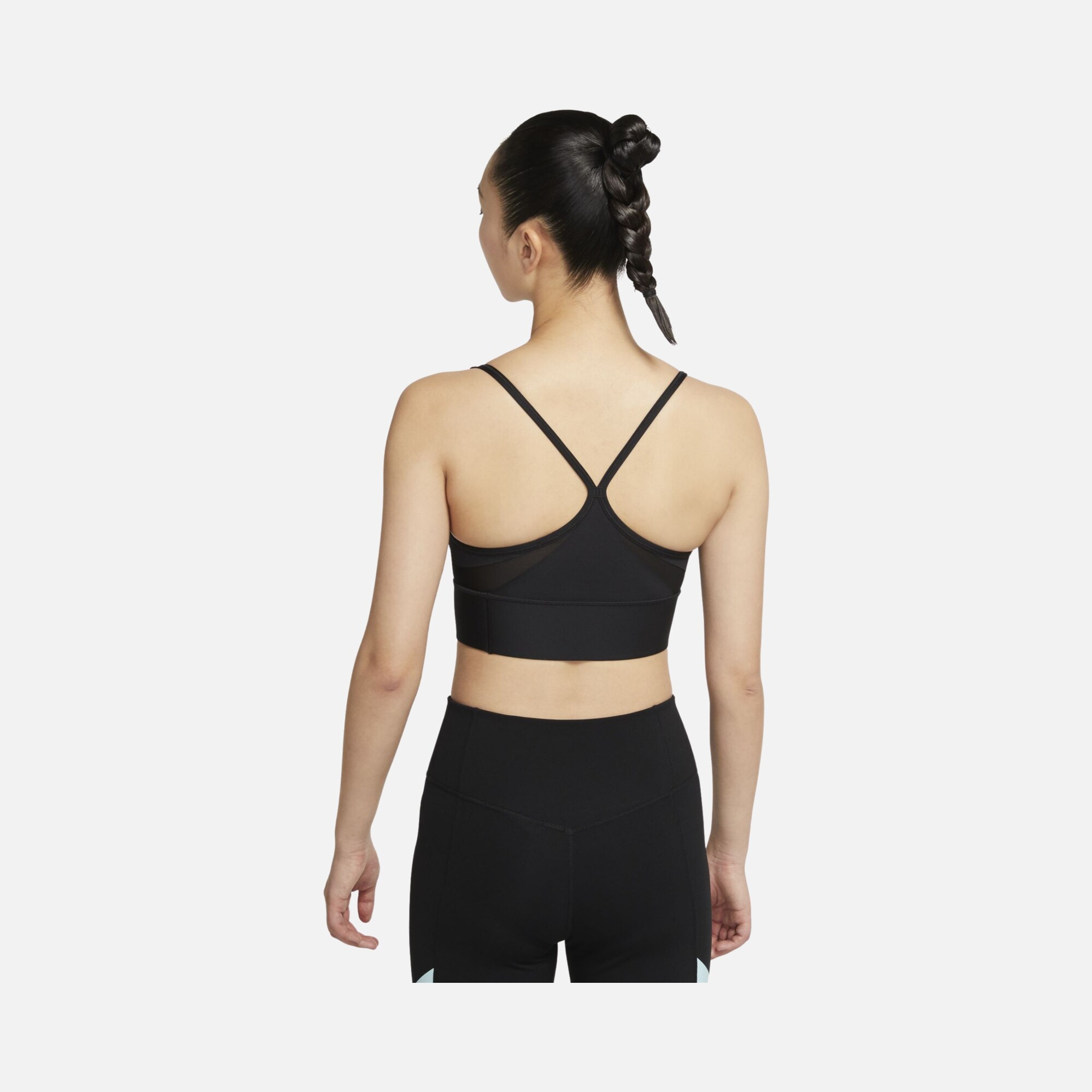 Nike Dri-Fit Indy Light-Support Removable Padded Longline Training Kadın Bra