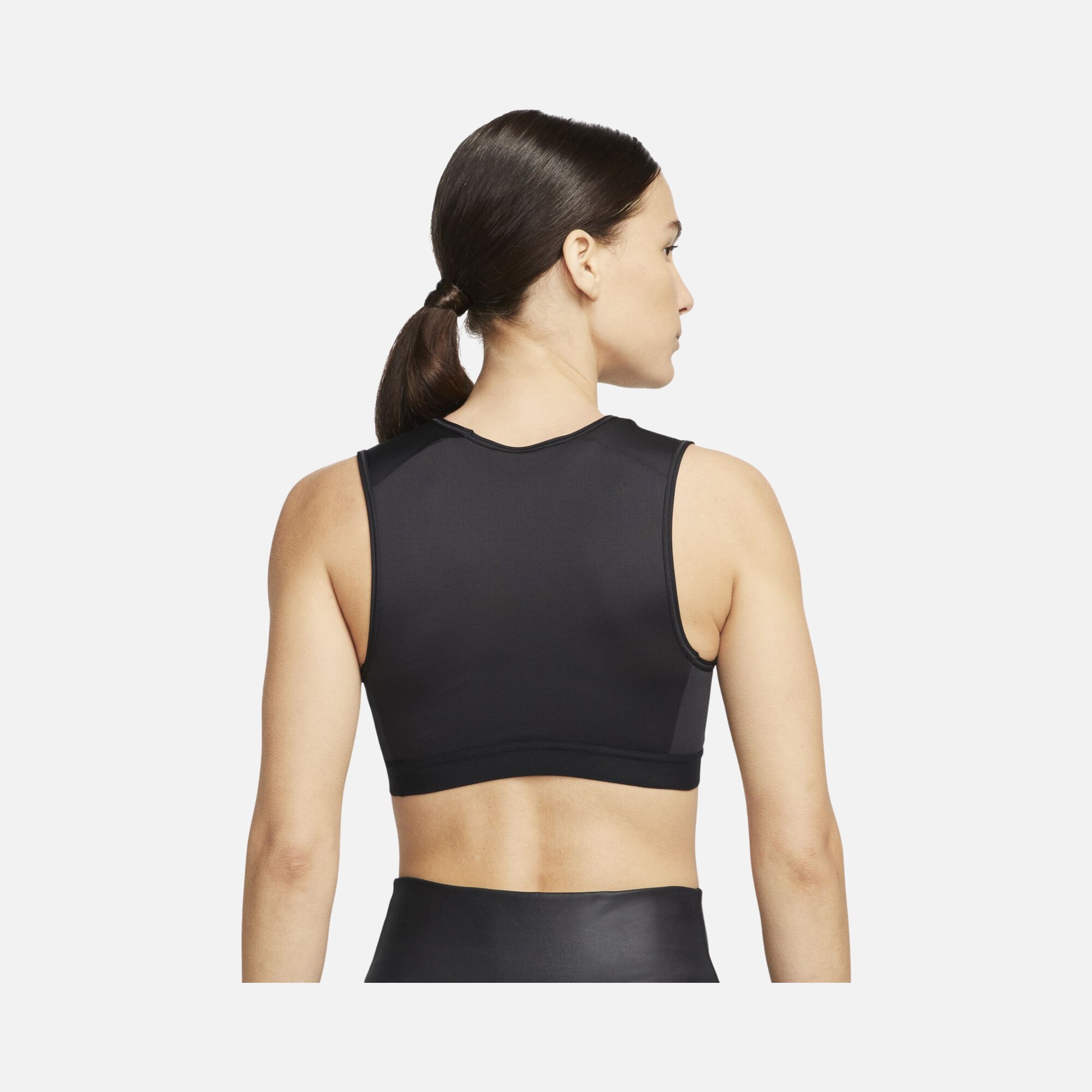 Nike Air Dri-Fit Swoosh Medium-Support High-Neck Sports Training Kadın Bra