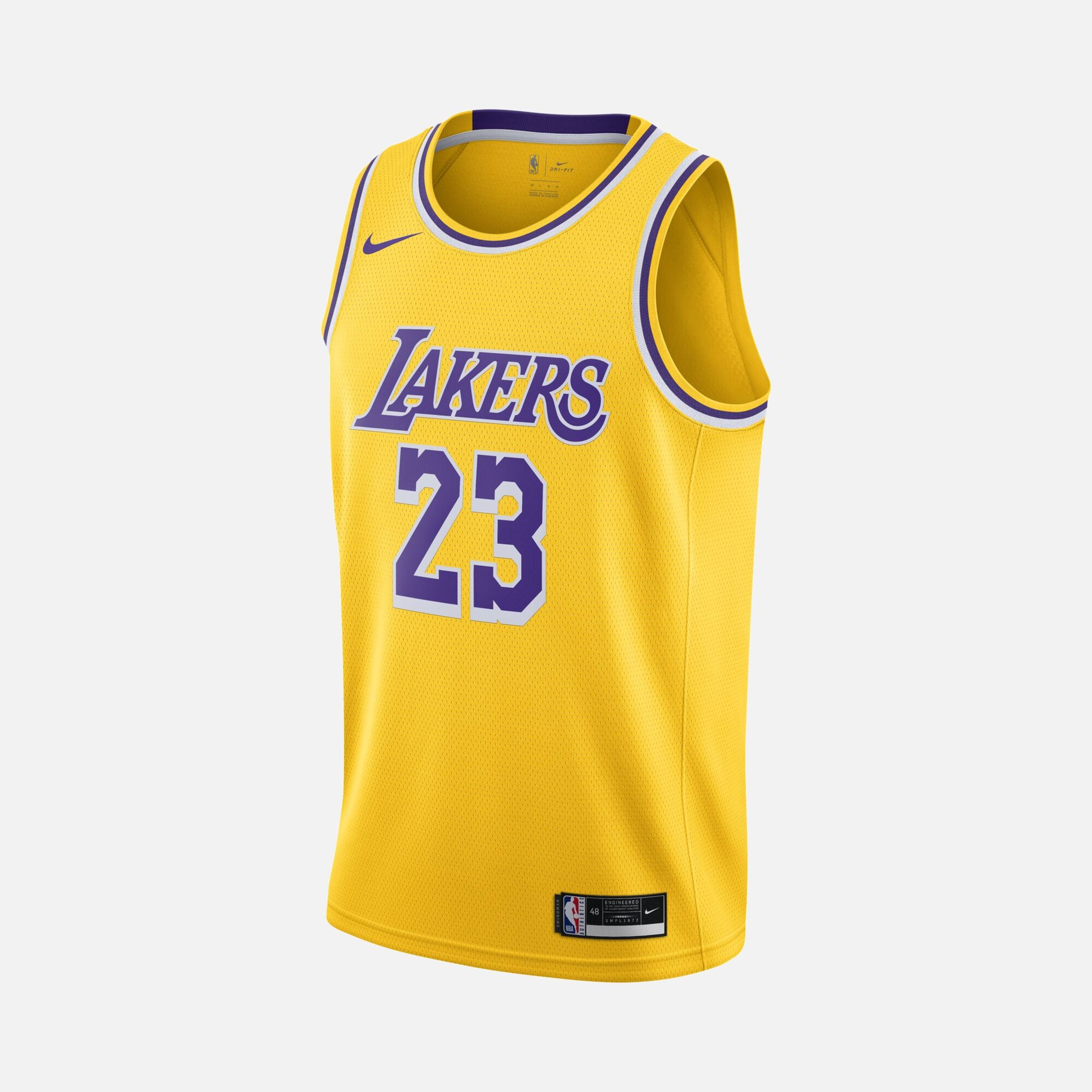 Nike LeBron James Lakers Icon Edition 2020 NBA Swingman Jersey