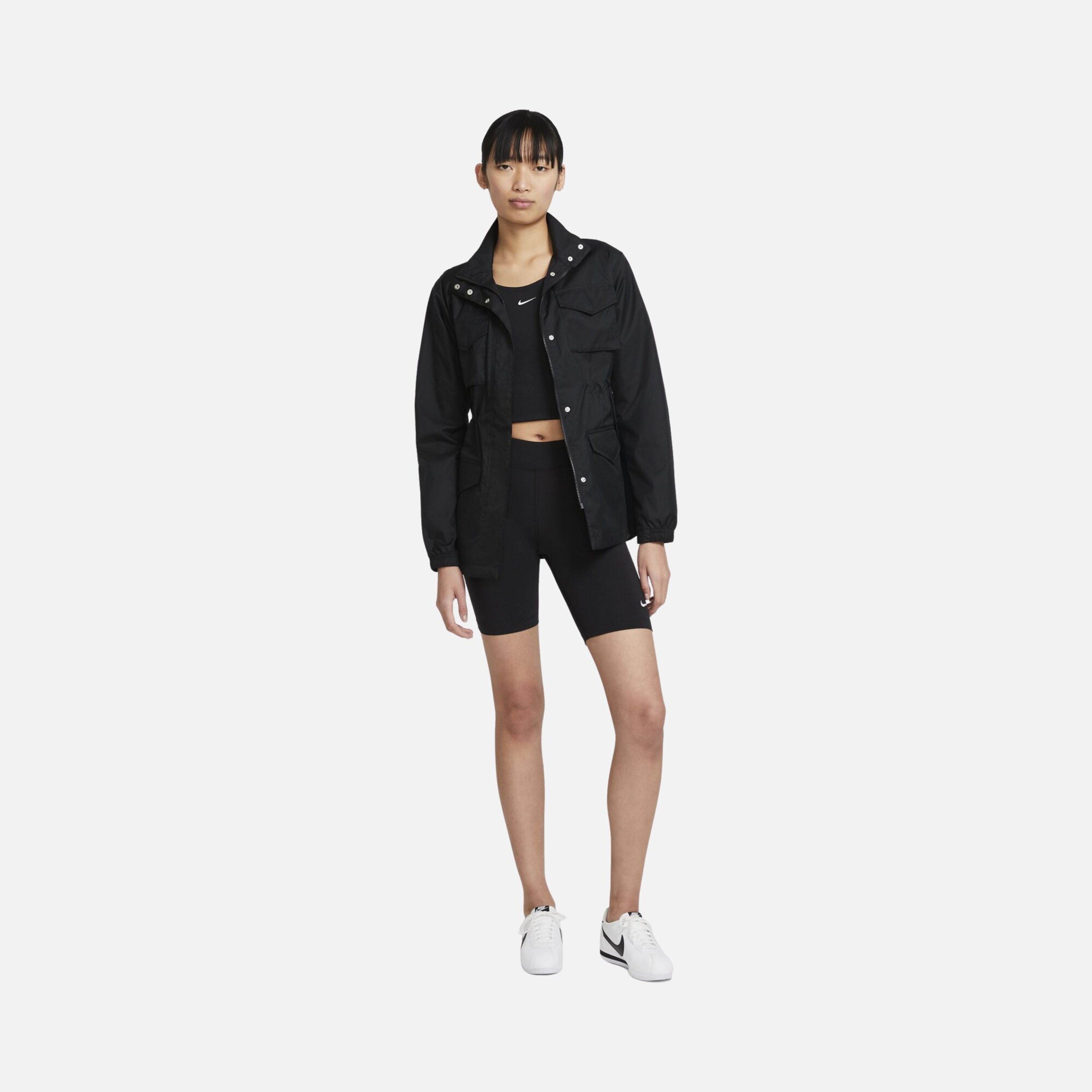 Nike Sportswear Essential Mid-Rise Bike (Plus Size) Kadın Şort