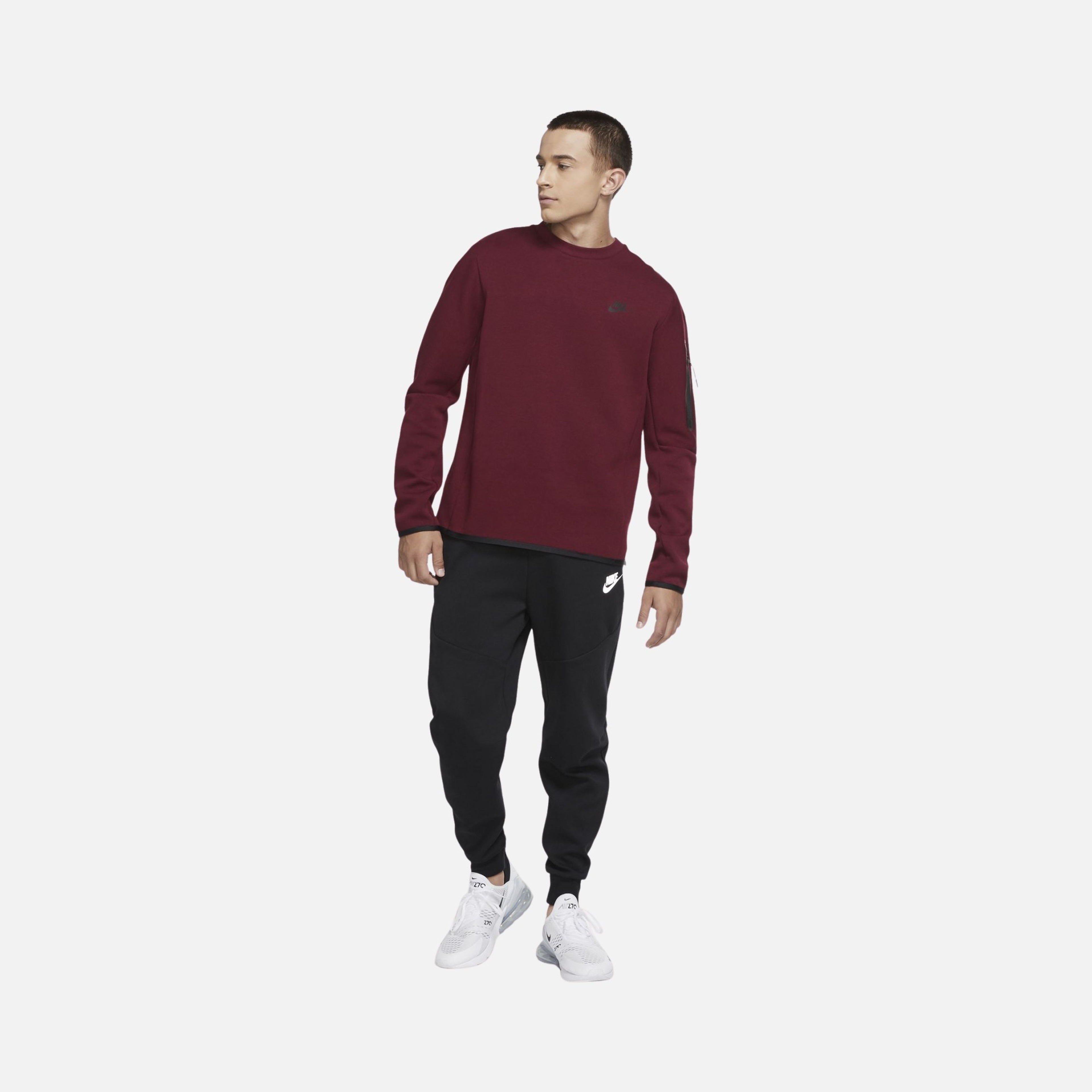 Nike Sportswear Tech Fleece Crew Erkek Sweatshirt