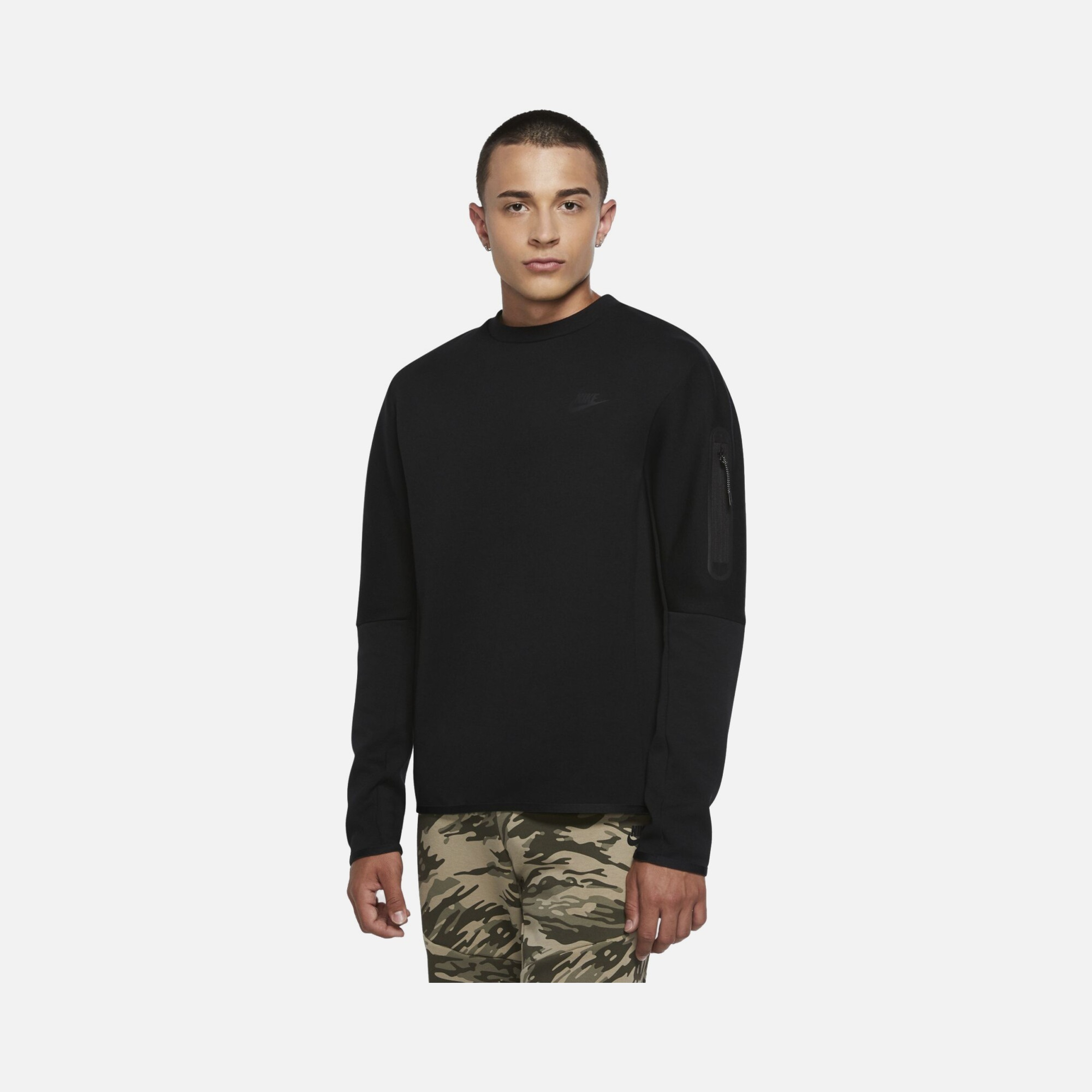 Nike Sportswear Tech Fleece Crew Erkek Sweatshirt