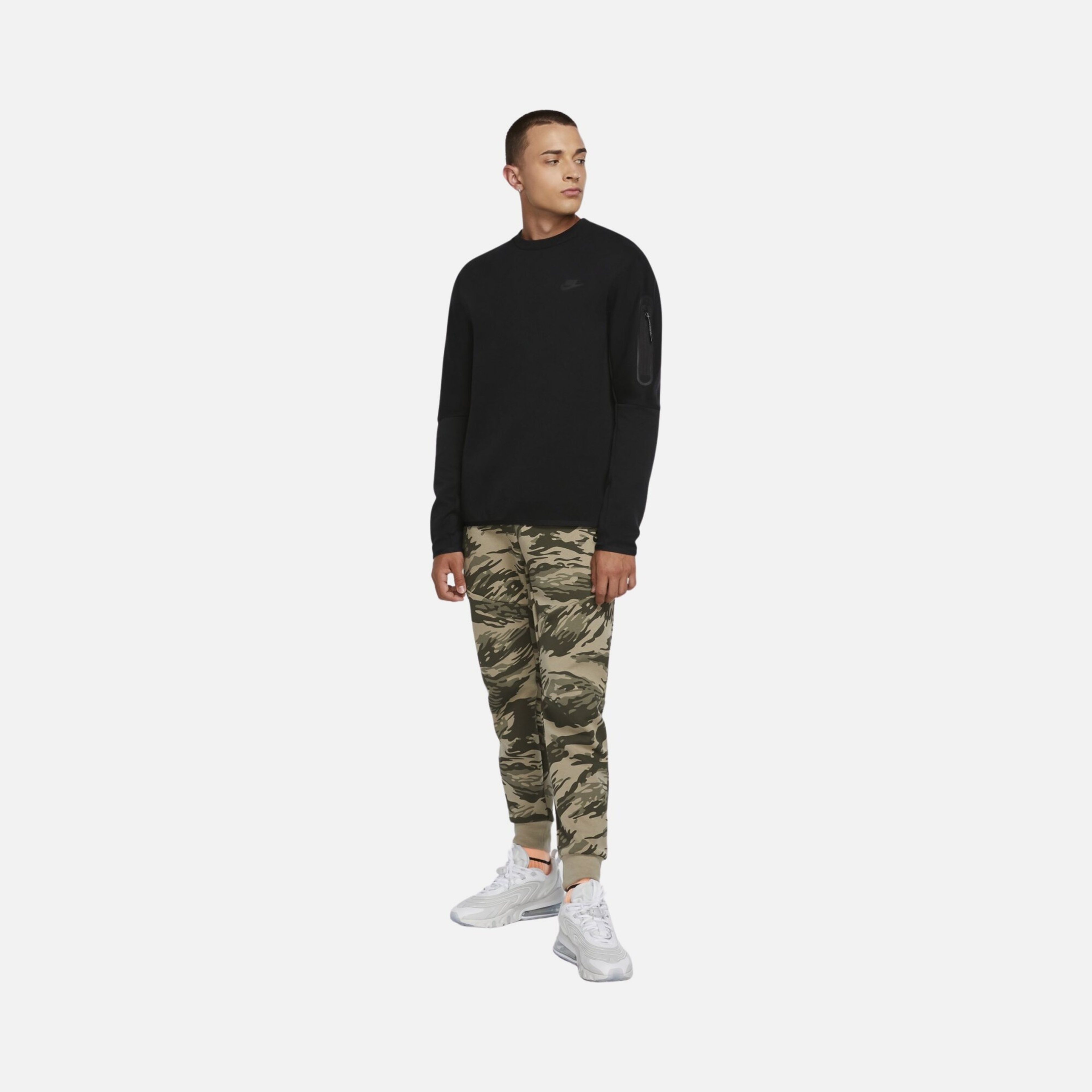 Nike Sportswear Tech Fleece Crew Erkek Sweatshirt