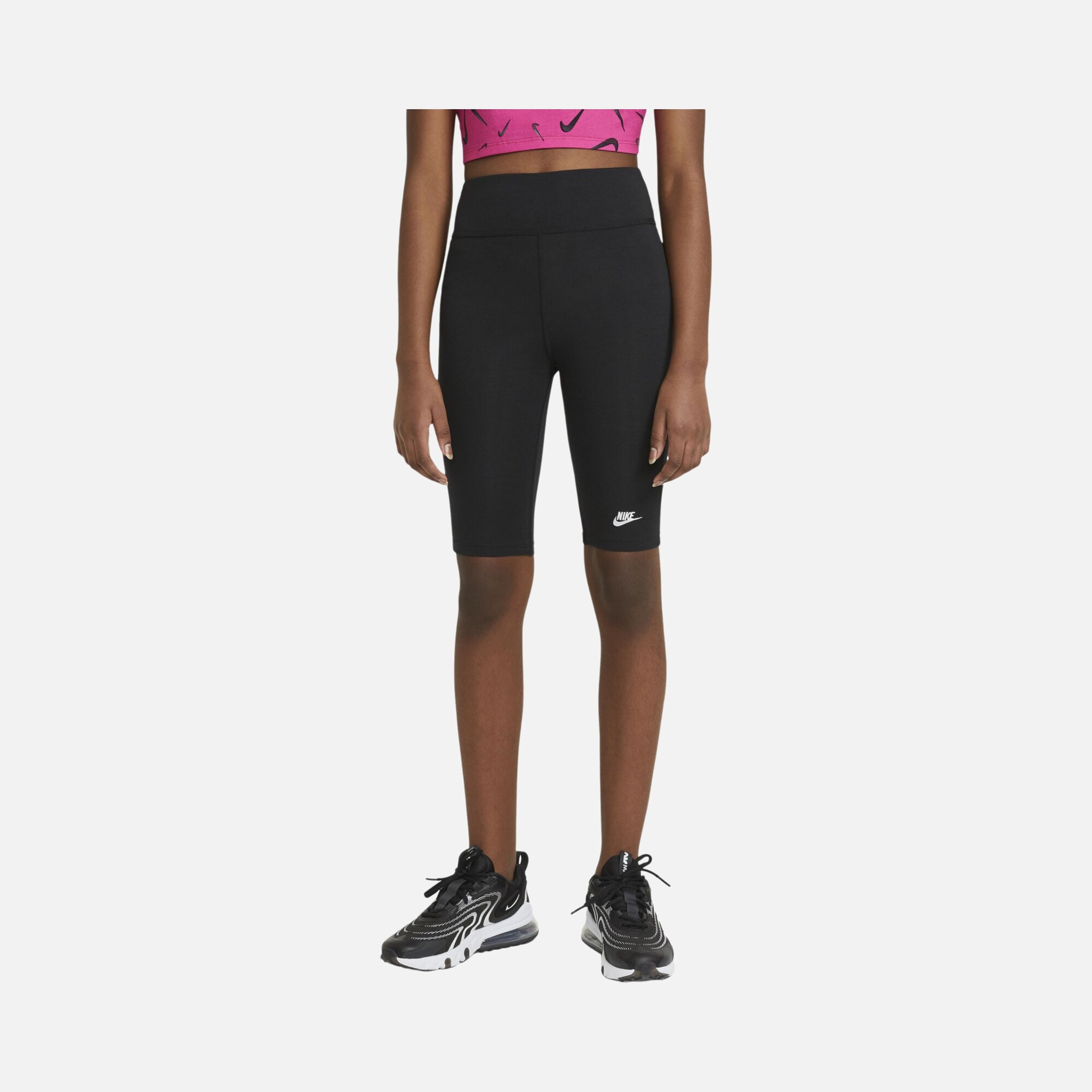 Nike Sportswear High-Rise 23cm (approx) Girls' Çocuk Şort