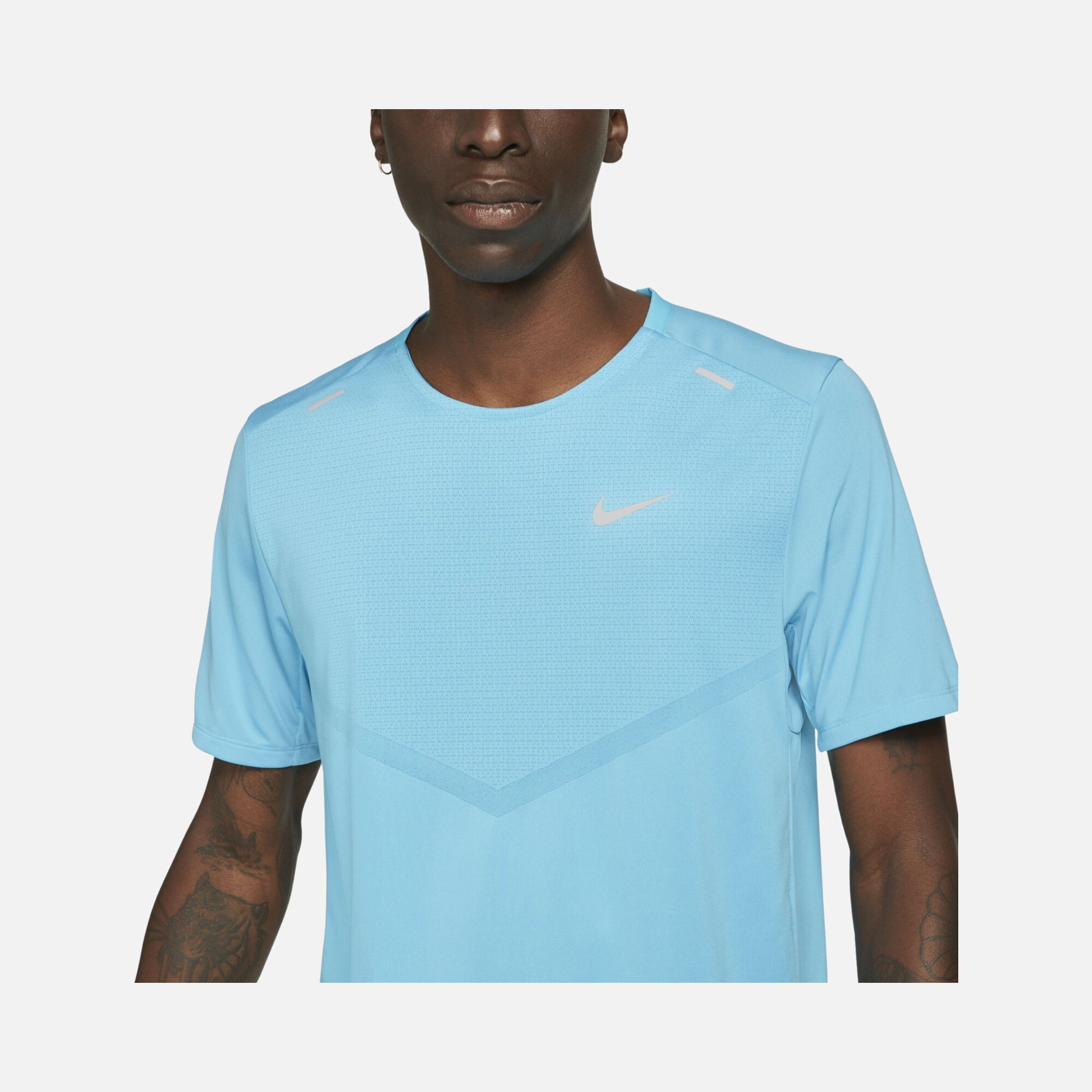 Nike Dri-Fit Rise 365 Short-Sleeve Running Top Erkek Tişört