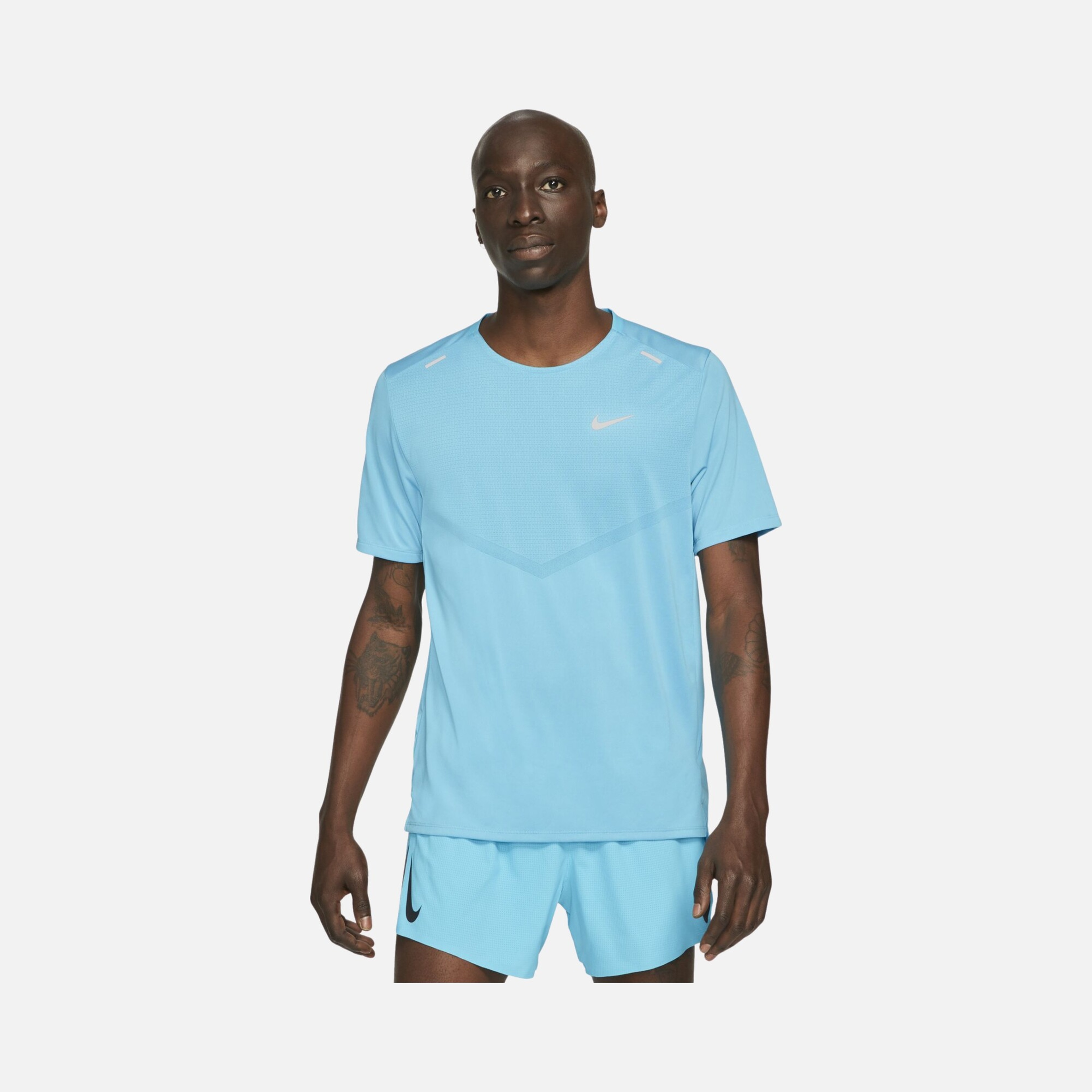 Nike Dri-Fit Rise 365 Short-Sleeve Running Top Erkek Tişört