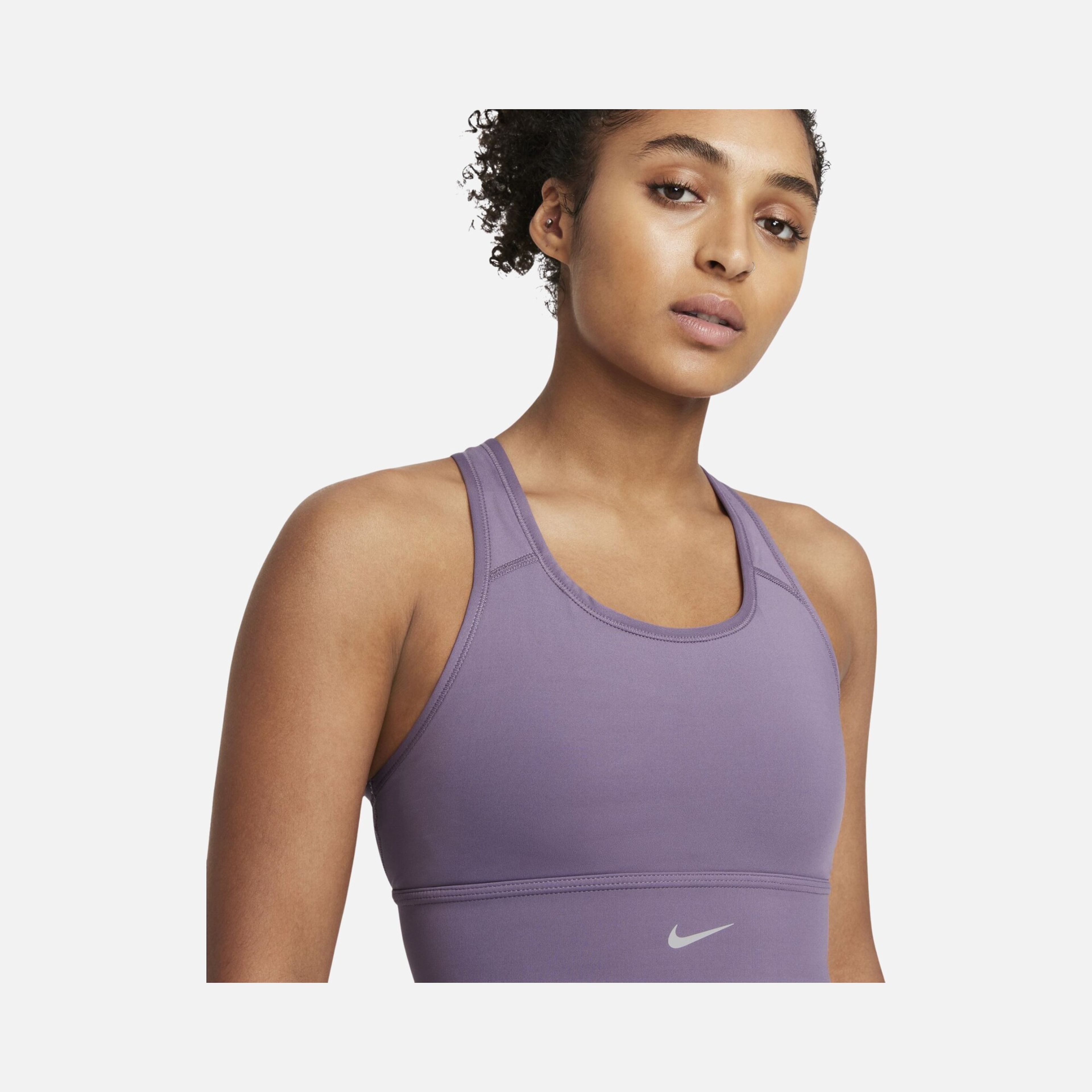 Nike Dri-Fit Swoosh Medium-Support 1-Piece Kadın Bra