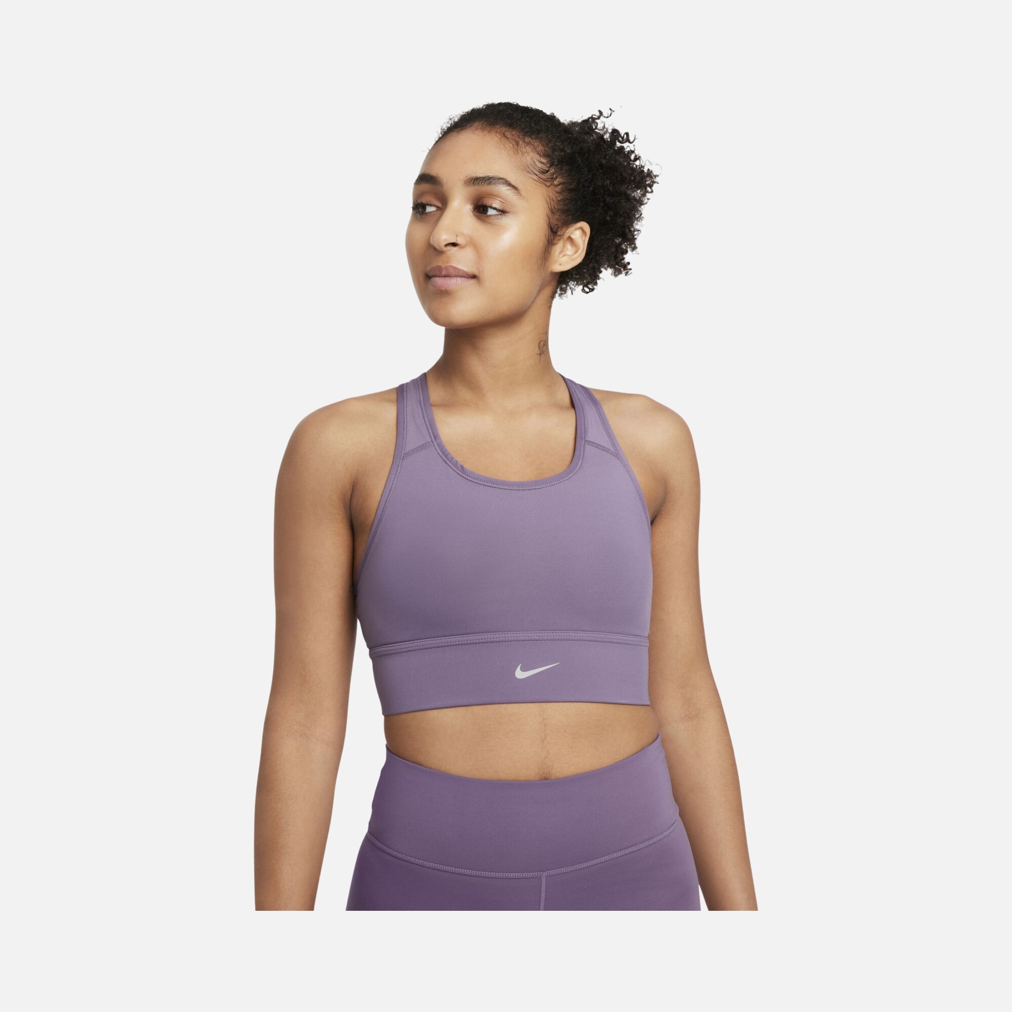 Nike Dri-Fit Swoosh Medium-Support 1-Piece Kadın Bra