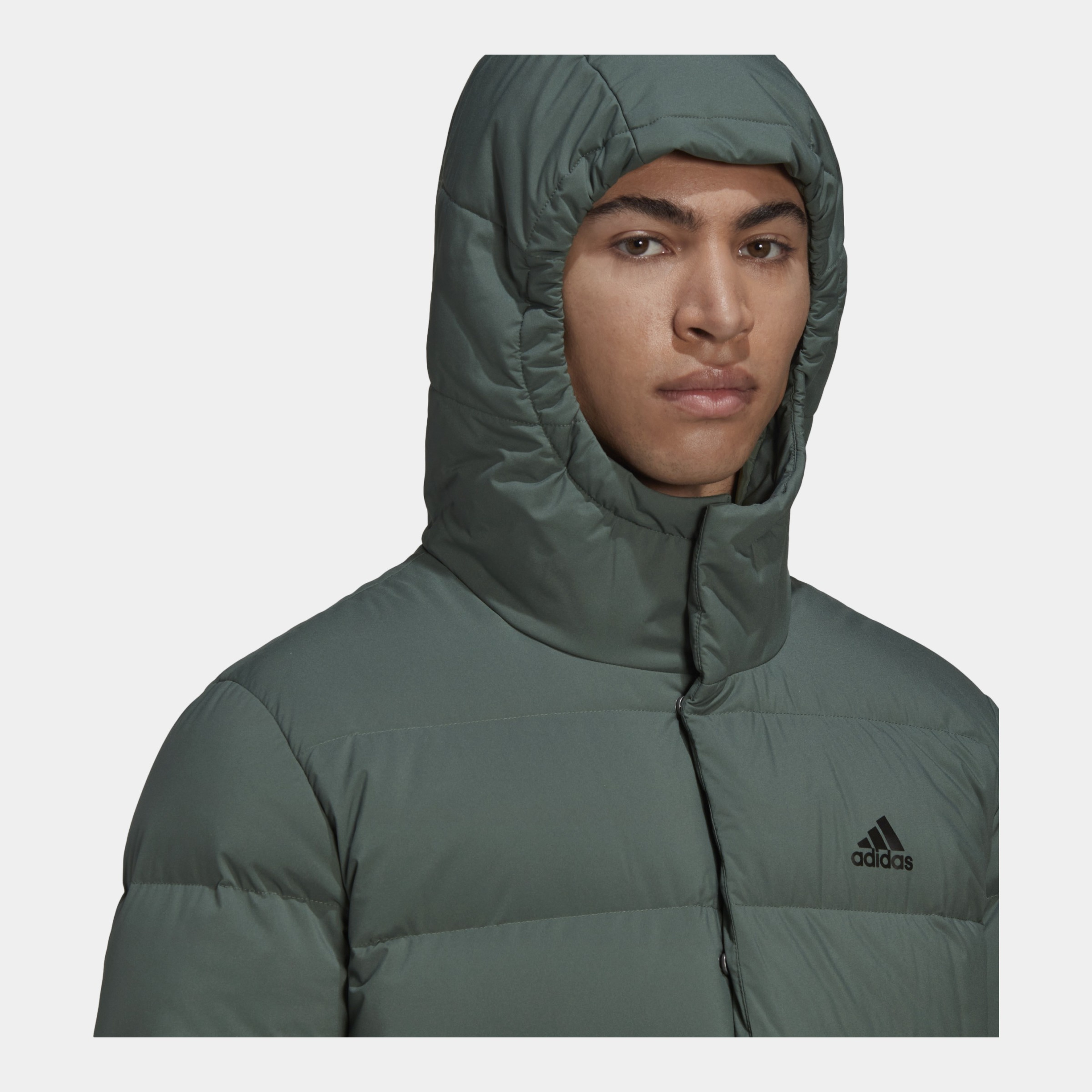 adidas Sportswear Helionic 600 Down Full-Zip Hoodie Erkek Mont
