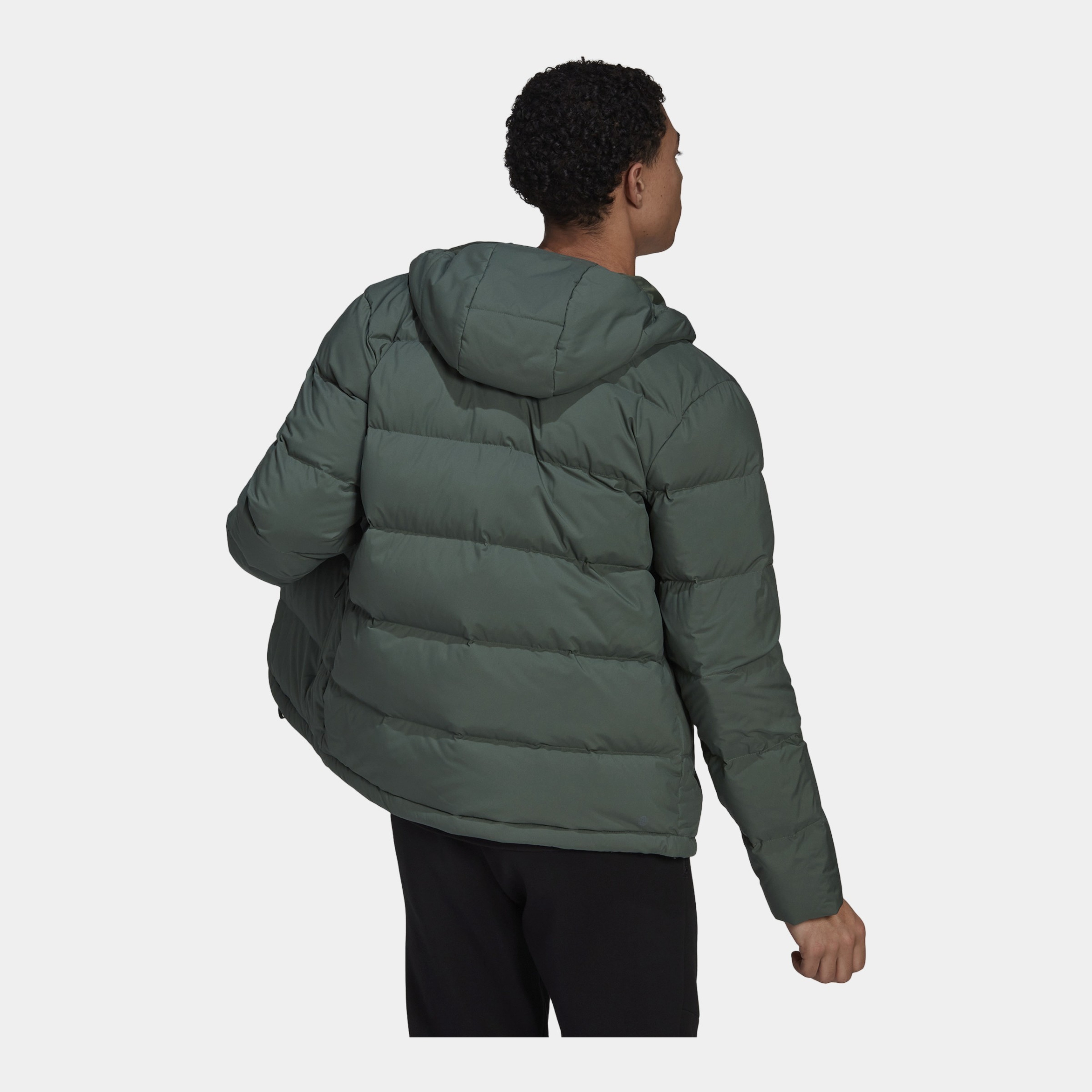 adidas Sportswear Helionic 600 Down Full-Zip Hoodie Erkek Mont