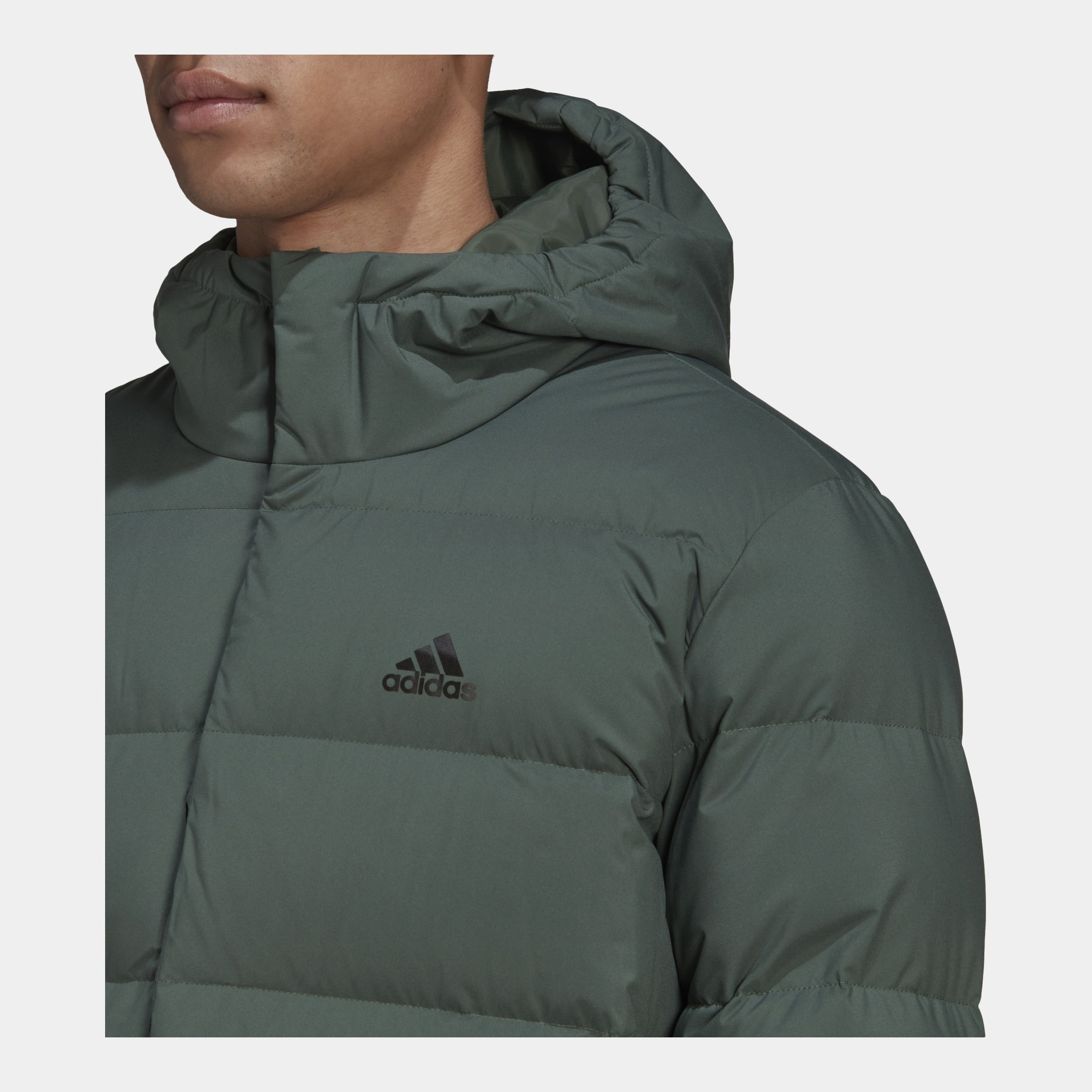 adidas Sportswear Helionic 600 Down Full-Zip Hoodie Erkek Mont