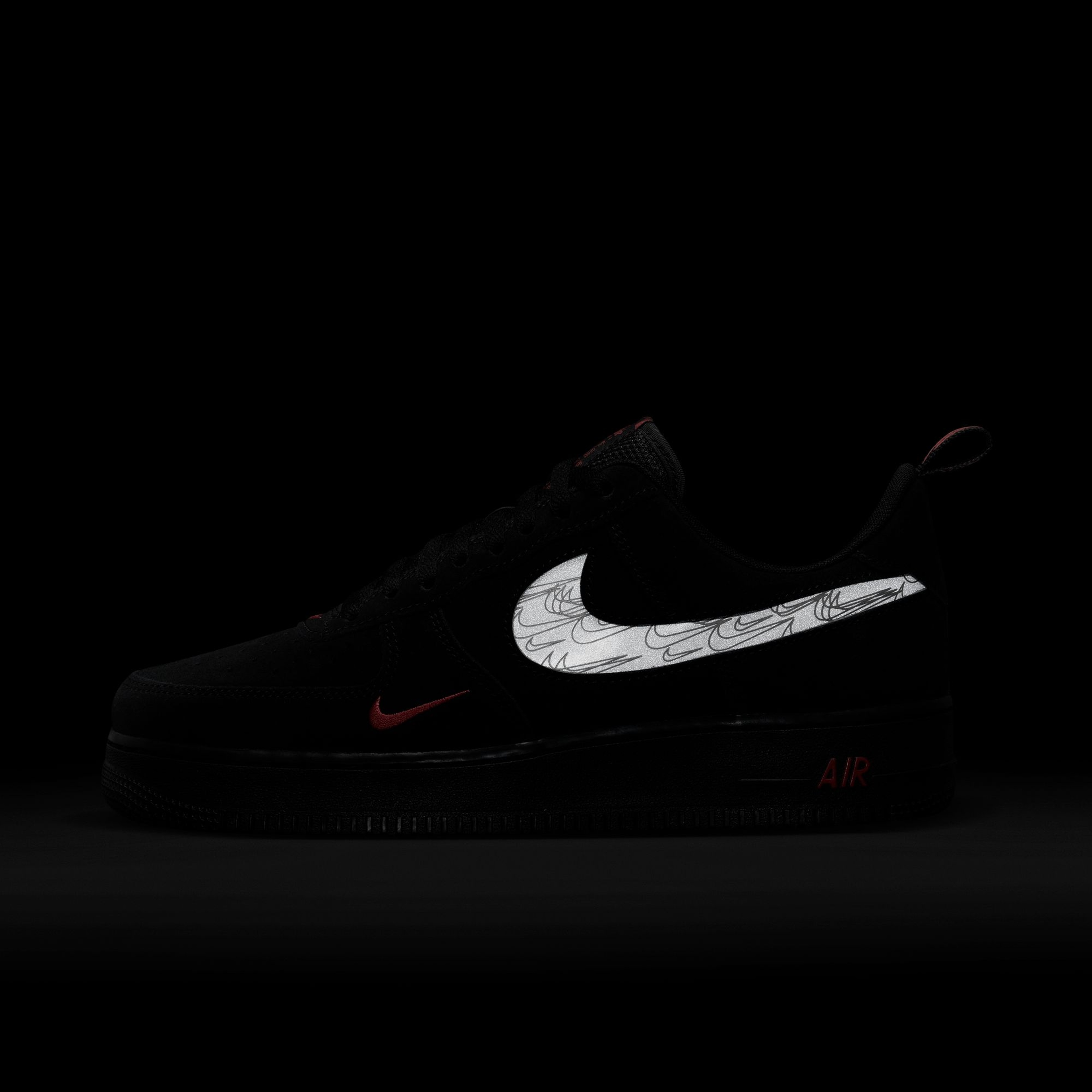 Nike Air Force 1 '07 LV8 ''Reflective Multi Swoosh'' Erkek Spor Ayakkabı
