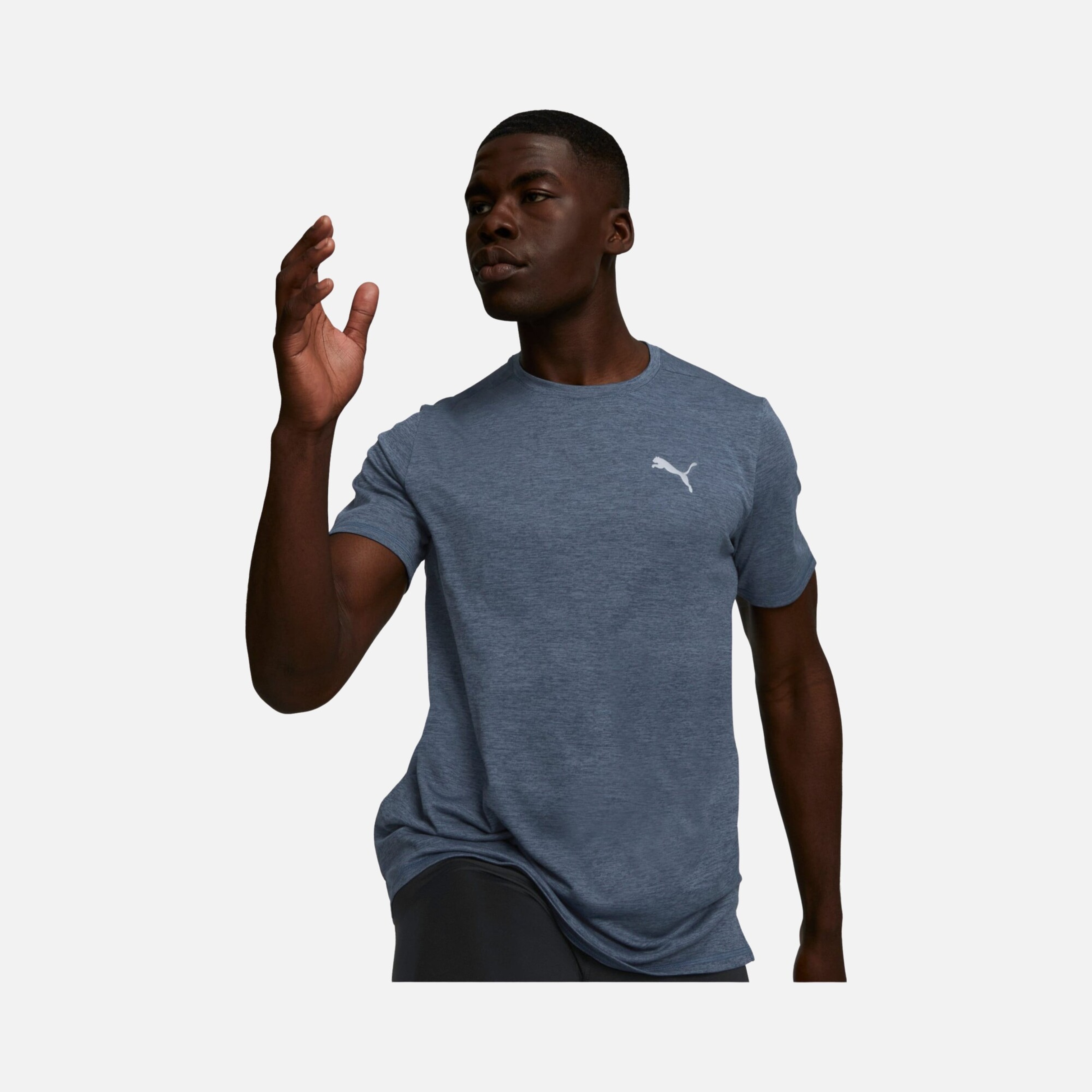 Puma Run FAVOURITE Heather Short-Sleeve Erkek Tişört